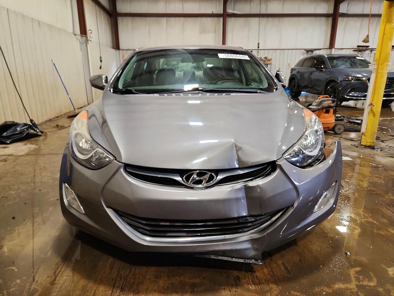 2013 Hyundai Elantra Gls Gray vin: 5NPDH4AE1DH354730