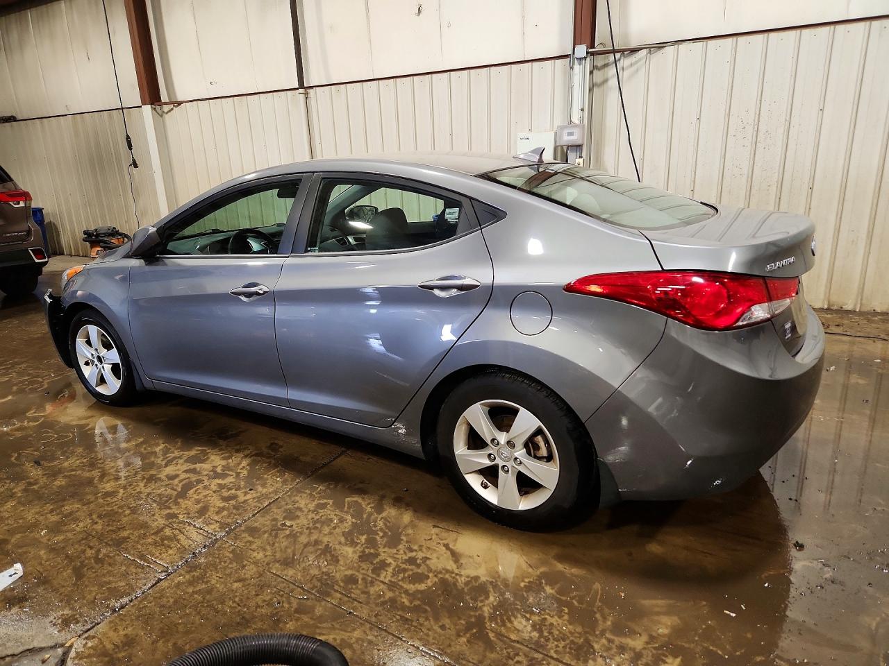 2013 Hyundai Elantra Gls Gray vin: 5NPDH4AE1DH354730