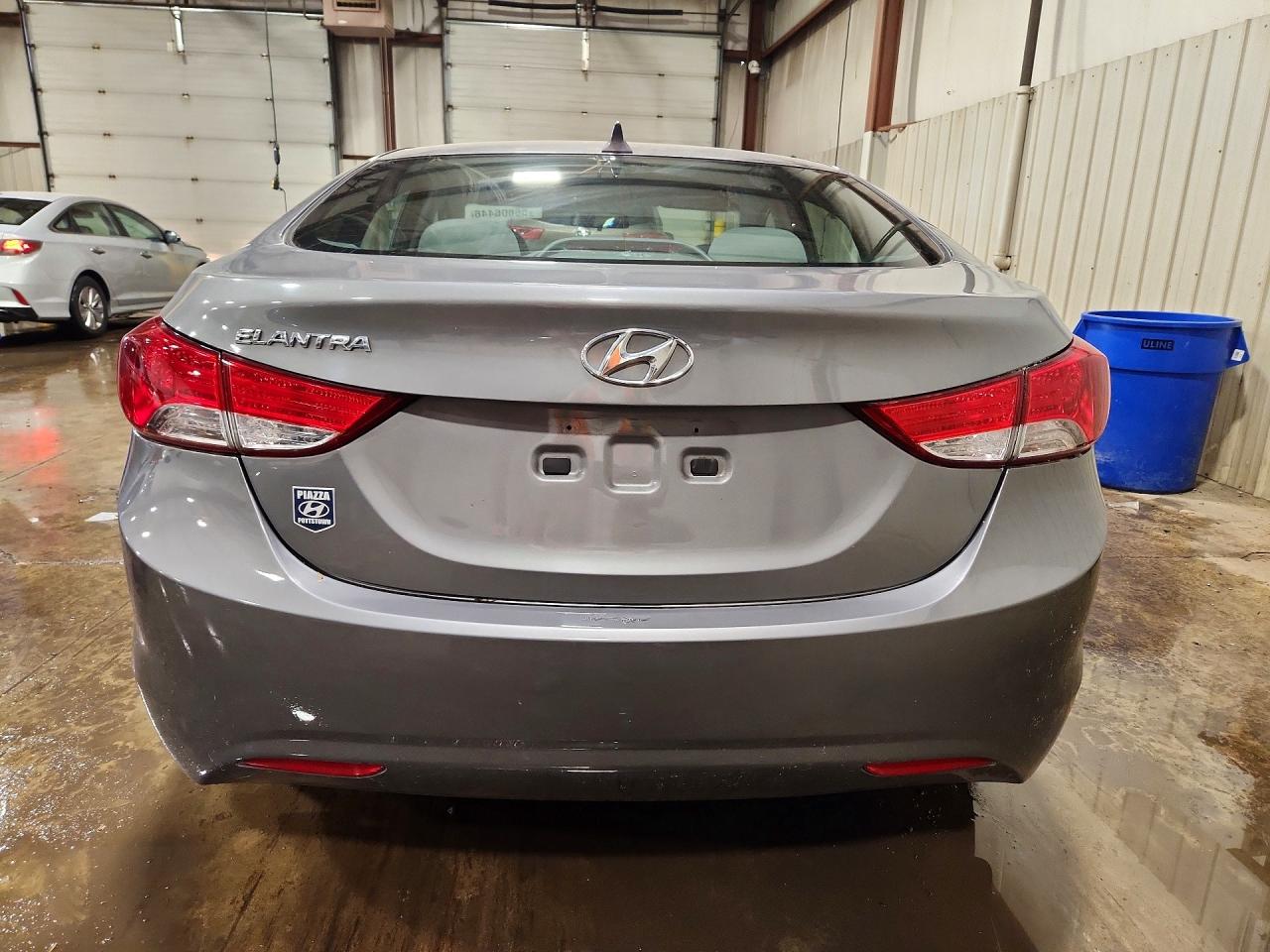 2013 Hyundai Elantra Gls Gray vin: 5NPDH4AE1DH354730
