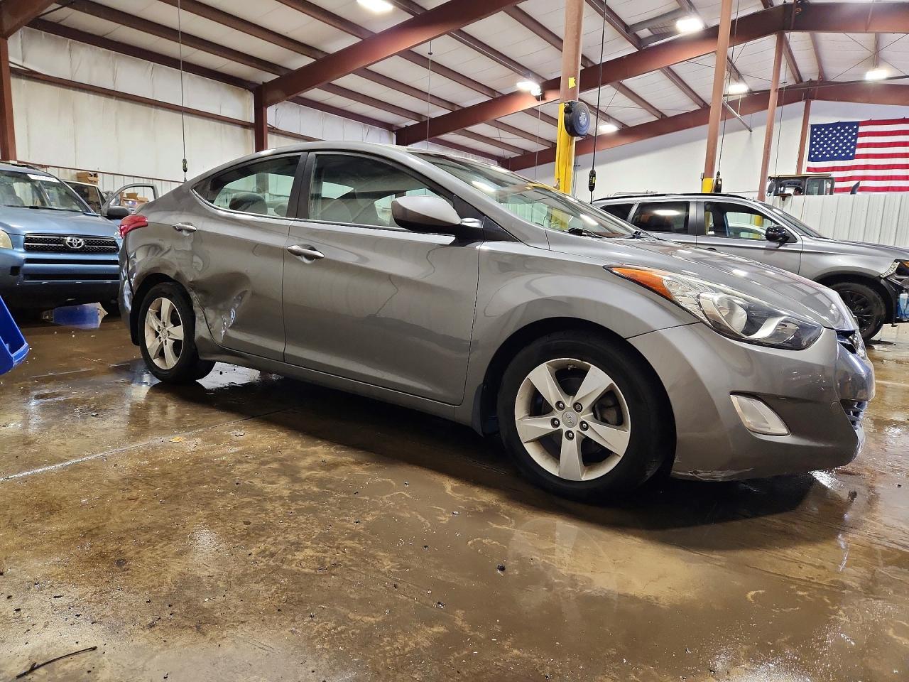 2013 Hyundai Elantra Gls Gray vin: 5NPDH4AE1DH354730