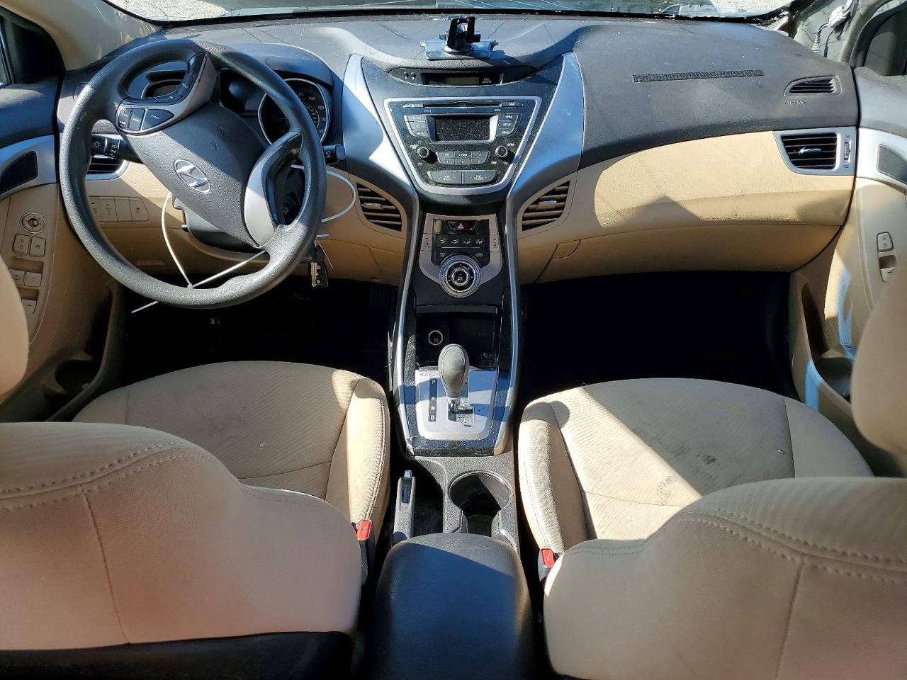 2013 Hyundai Elantra Gls Gray vin: 5NPDH4AE1DH357269