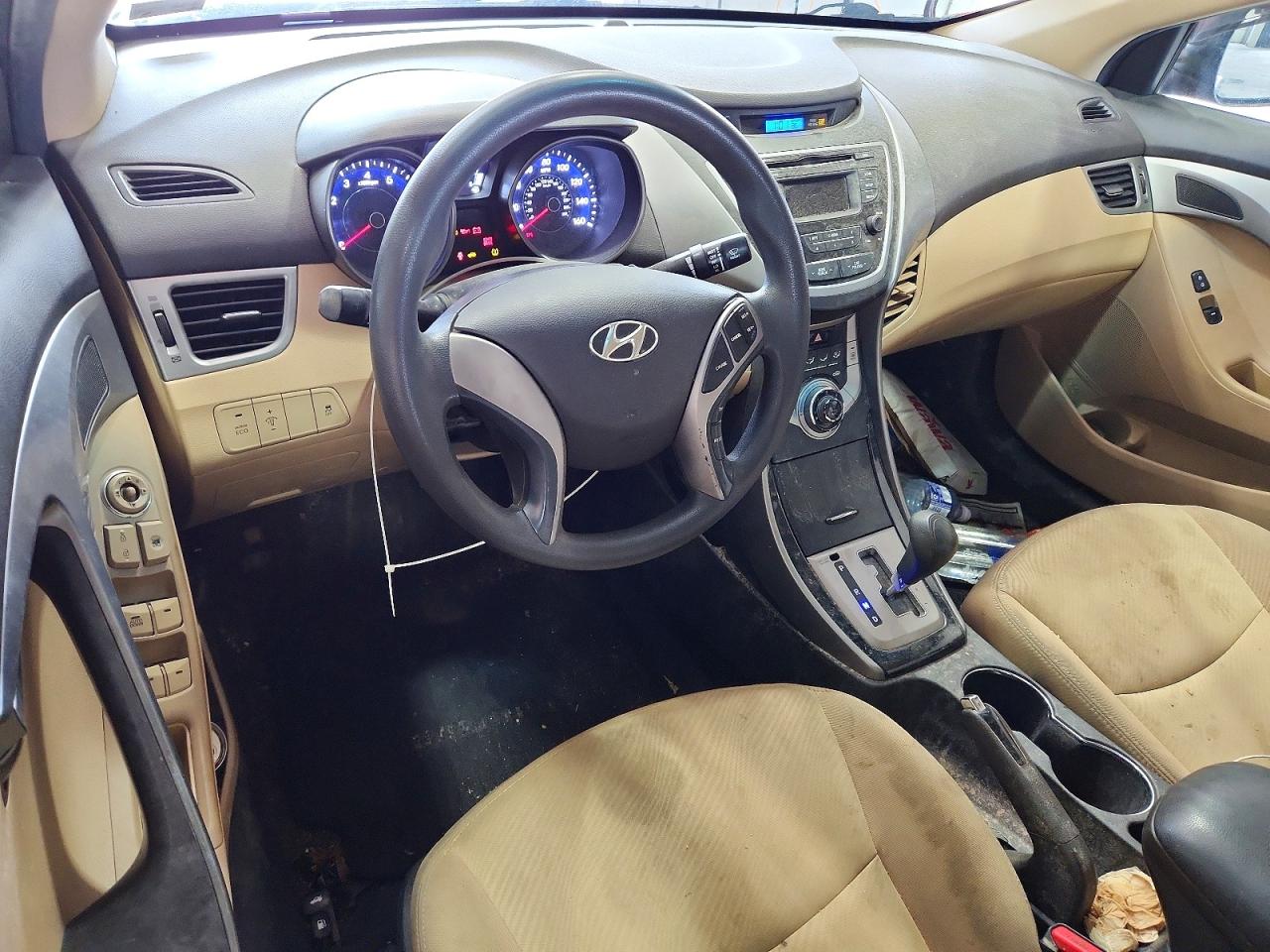 2013 Hyundai Elantra Gls Red vin: 5NPDH4AE1DH379398