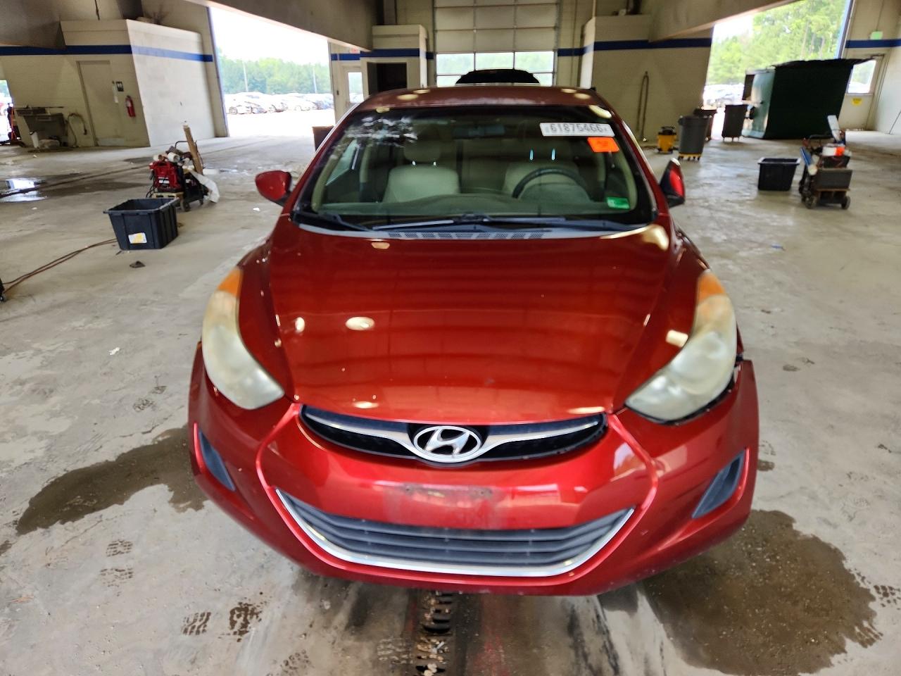 2013 Hyundai Elantra Gls Red vin: 5NPDH4AE1DH379398