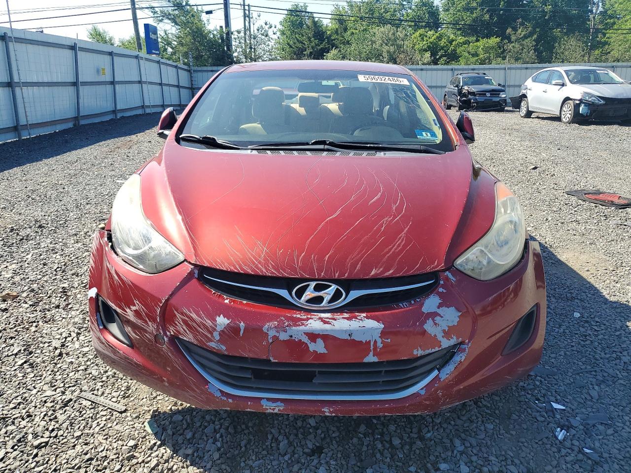 2013 Hyundai Elantra Maroon vin: 5NPDH4AE1DH392457