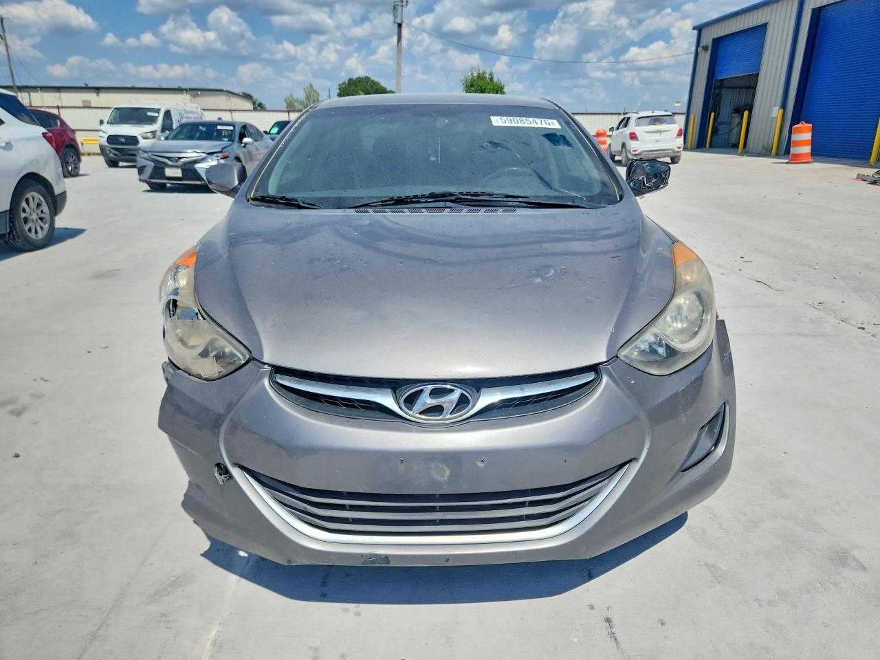2013 Hyundai Elantra Gls Серый vin: 5NPDH4AE1DH398081