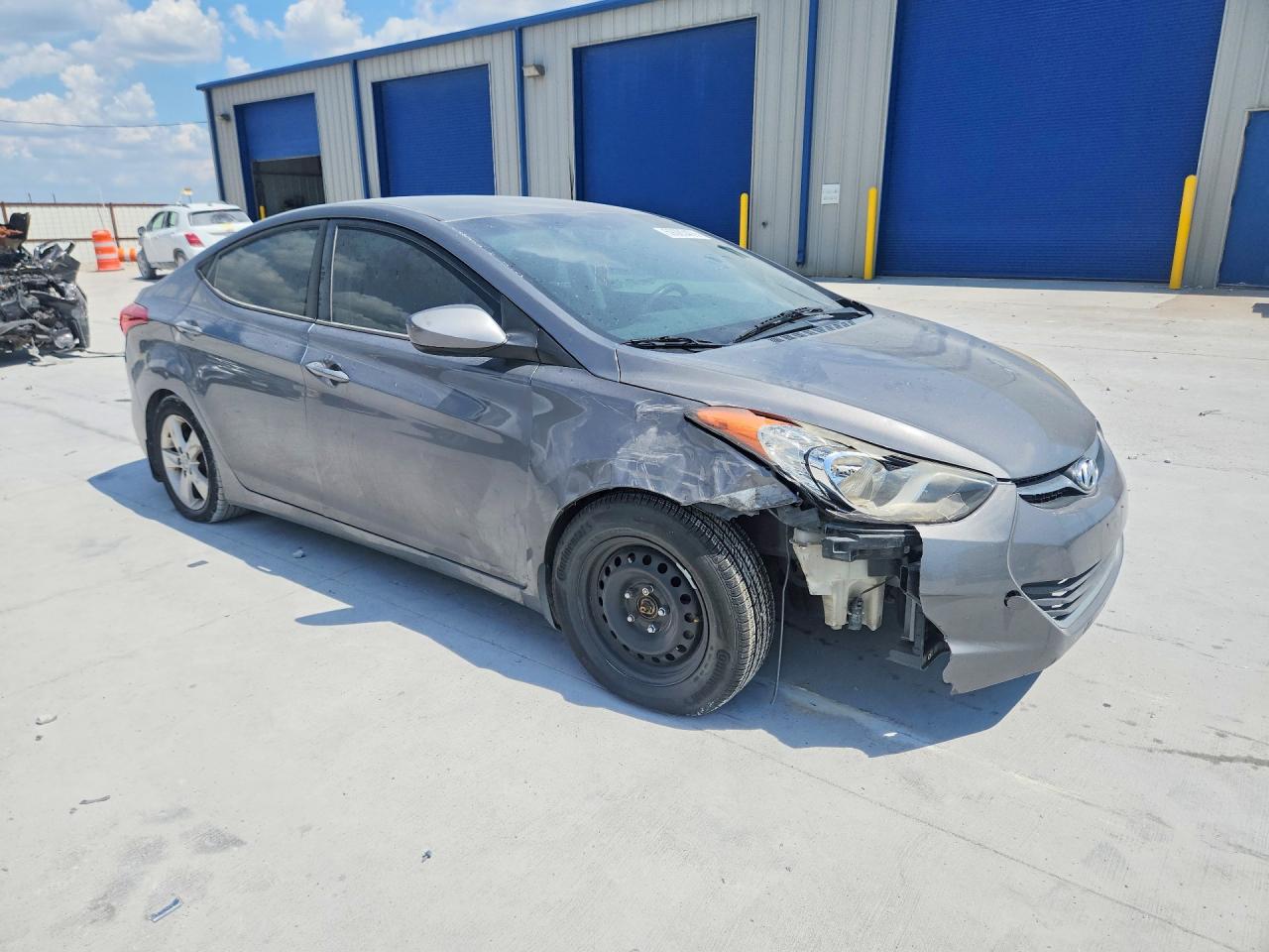 2013 Hyundai Elantra Gls Серый vin: 5NPDH4AE1DH398081