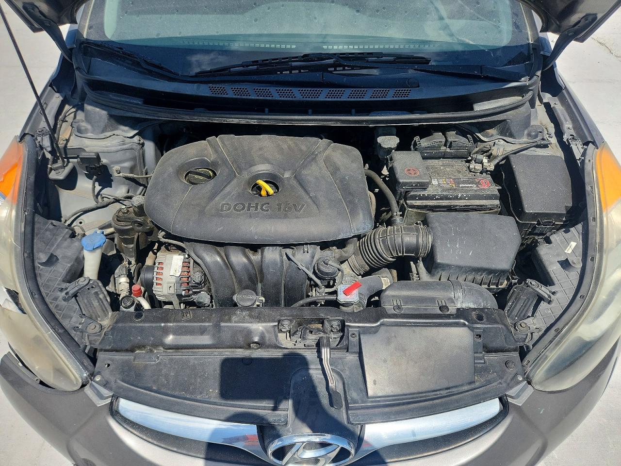 2013 Hyundai Elantra Gls Серый vin: 5NPDH4AE1DH398081