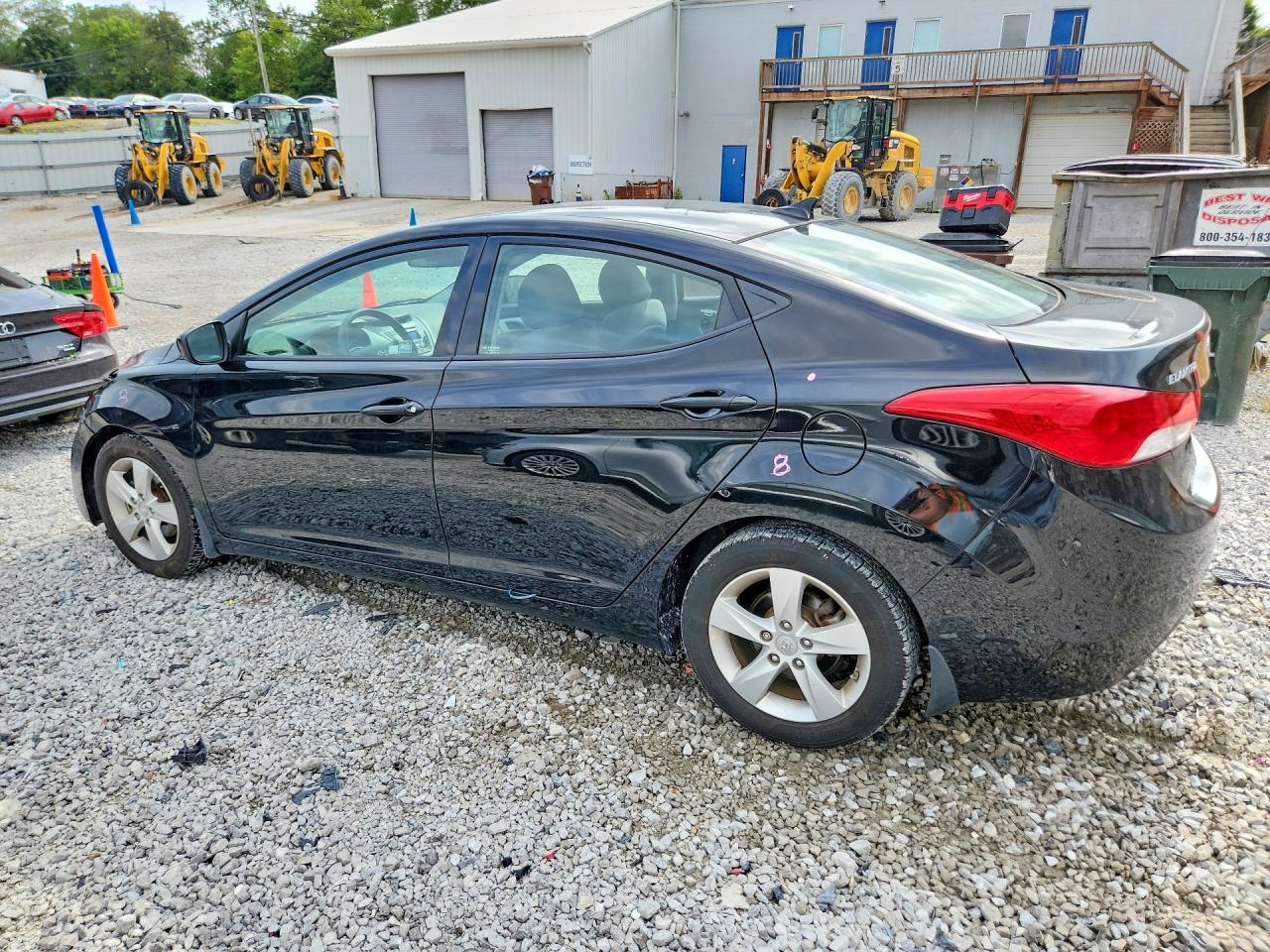 2013 Hyundai Elantra Gls Black vin: 5NPDH4AE1DH400928