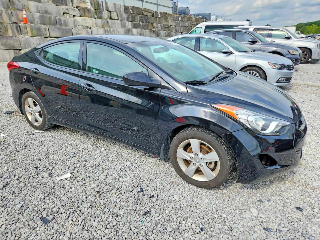 2013 Hyundai Elantra Gls Black vin: 5NPDH4AE1DH400928