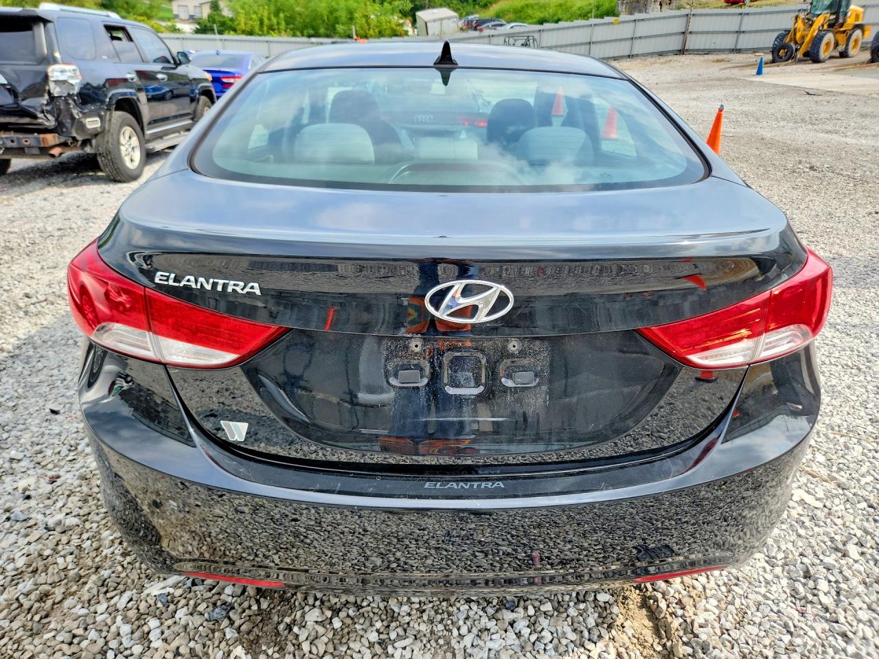 2013 Hyundai Elantra Gls Black vin: 5NPDH4AE1DH400928
