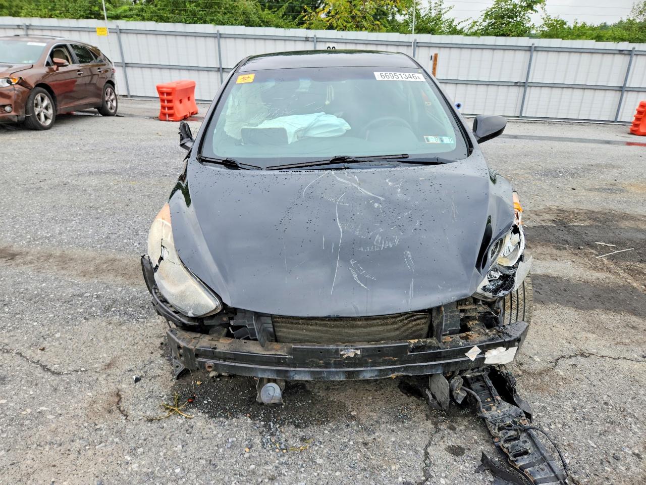 2013 Hyundai Elantra Gls Black vin: 5NPDH4AE1DH407328