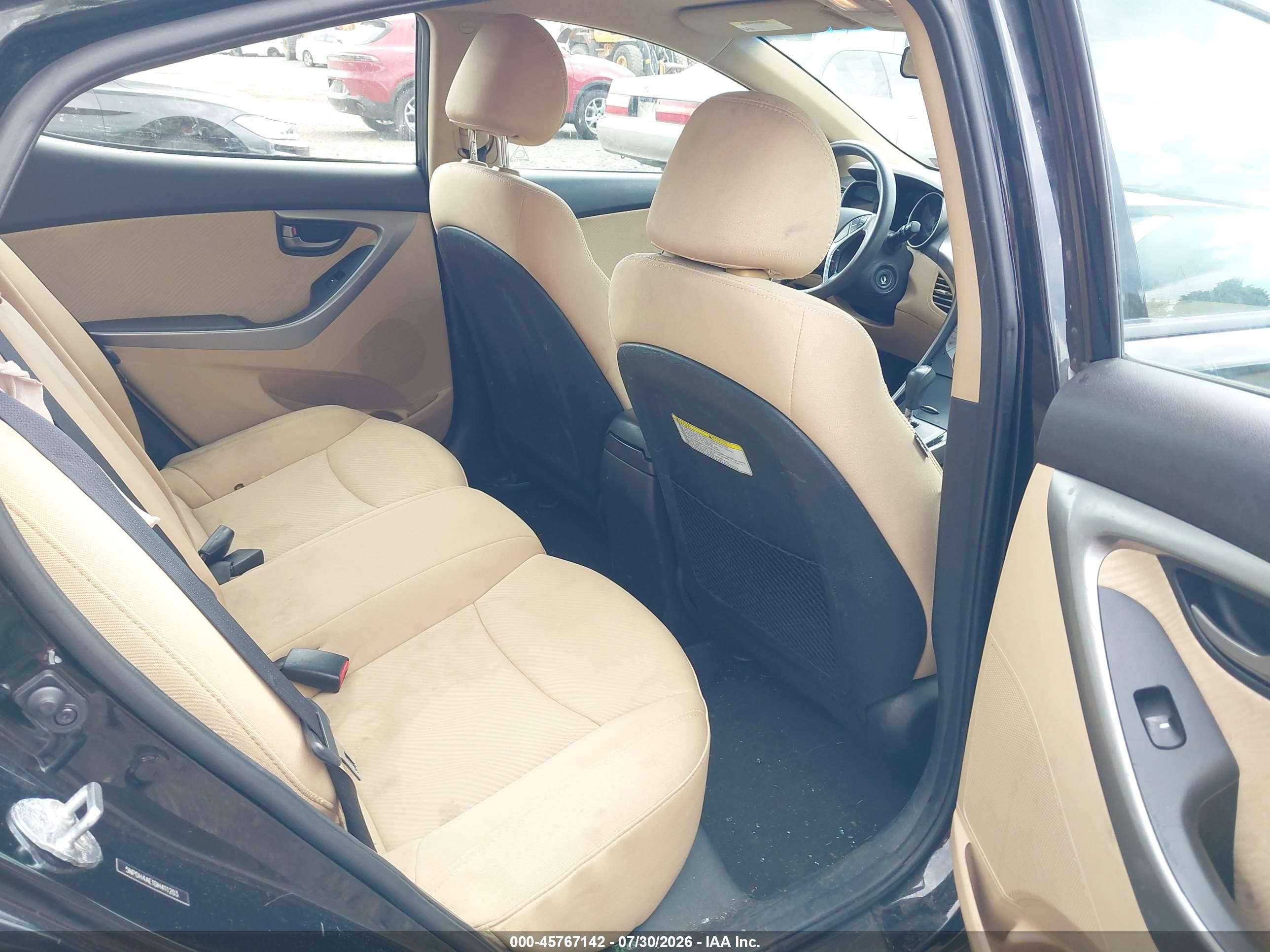 2013 Hyundai Elantra Gls Черный vin: 5NPDH4AE1DH411203