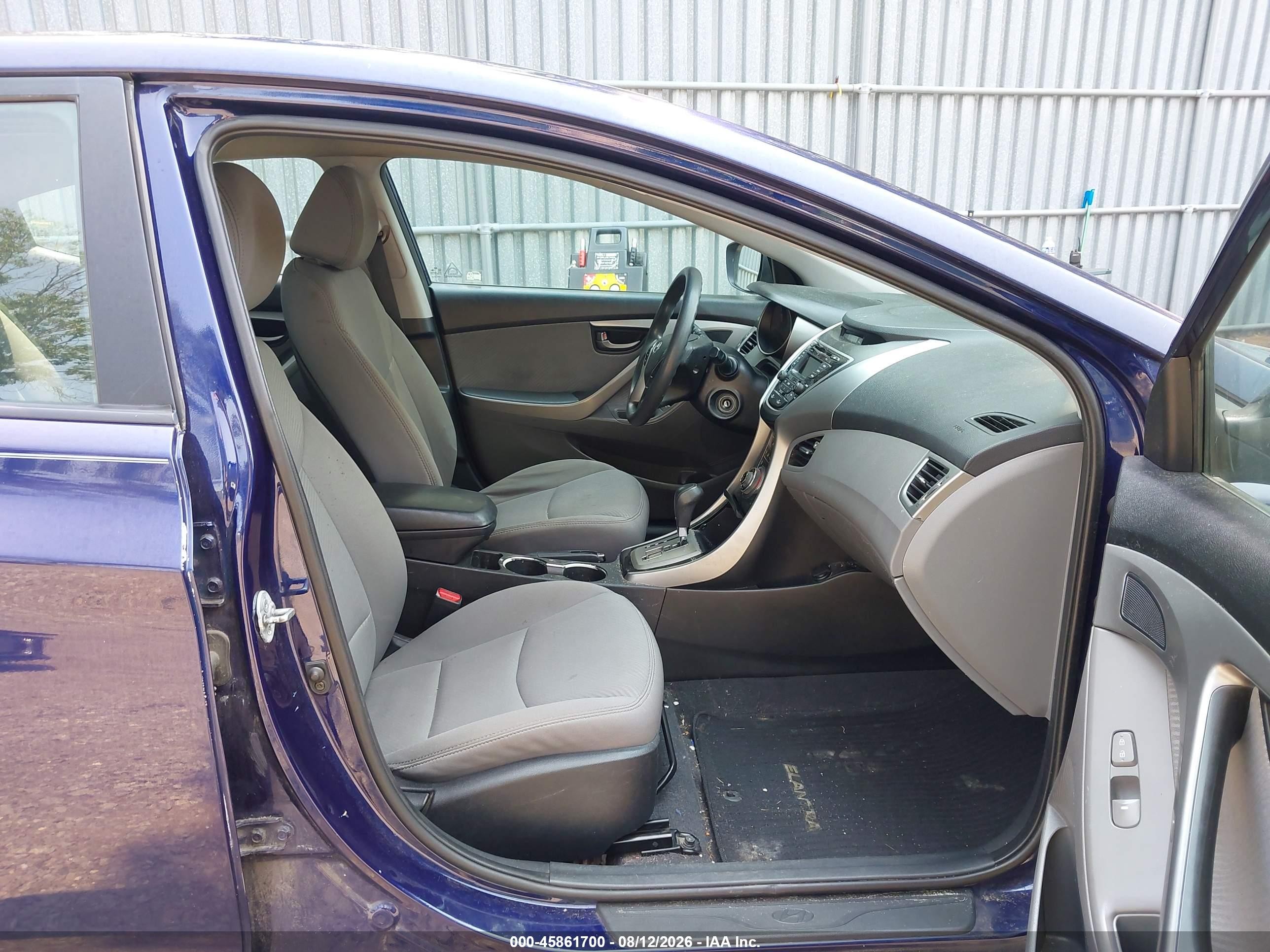 2013 Hyundai Elantra Gls Dark Blue vin: 5NPDH4AE1DH413985