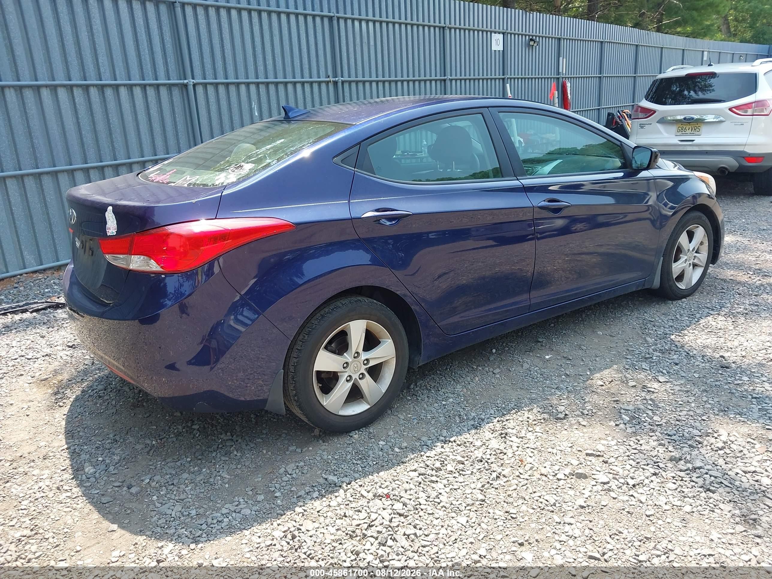 2013 Hyundai Elantra Gls Dark Blue vin: 5NPDH4AE1DH413985
