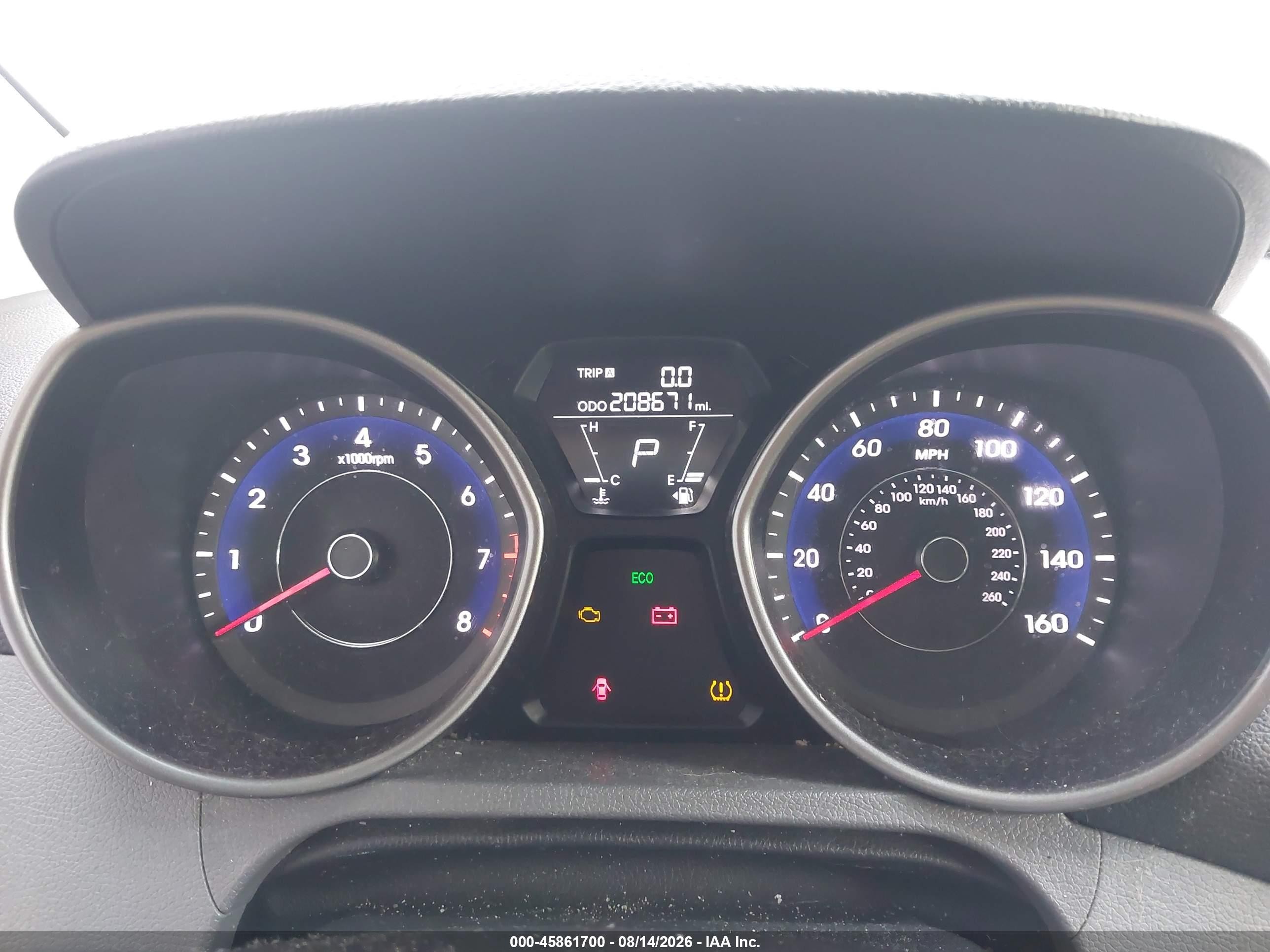 2013 Hyundai Elantra Gls Dark Blue vin: 5NPDH4AE1DH413985