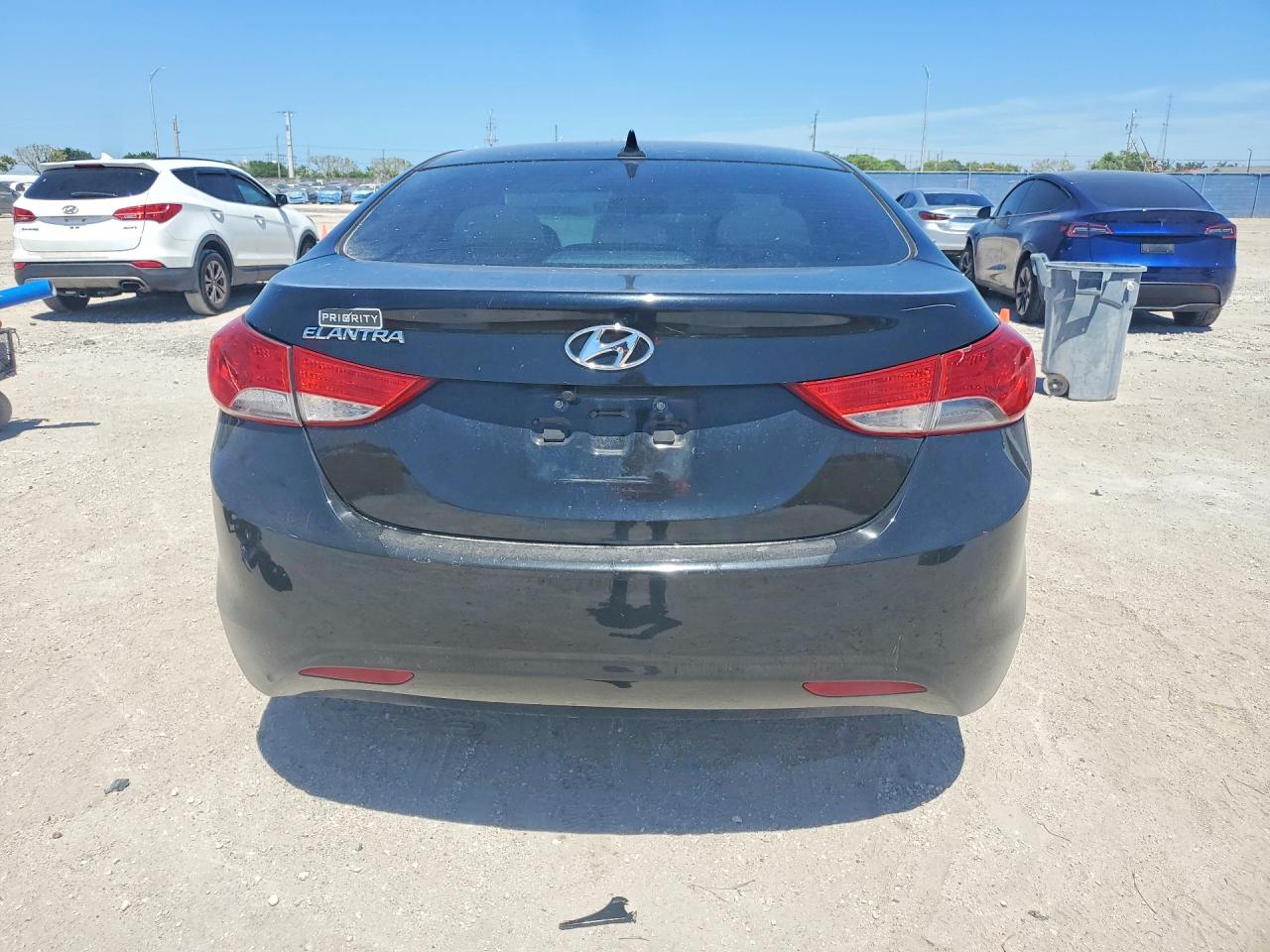 2013 Hyundai Elantra Gls Black vin: 5NPDH4AE1DH414599