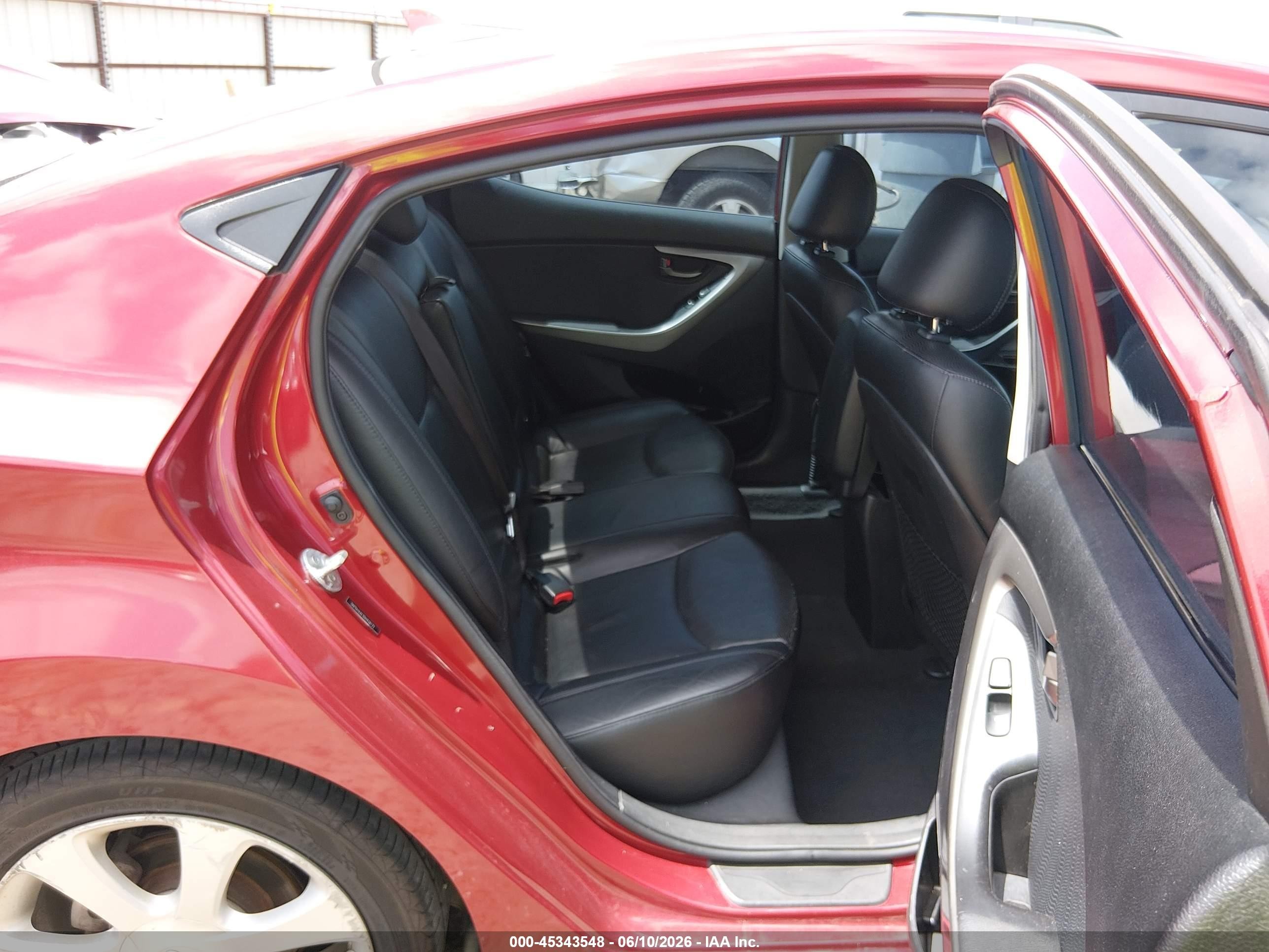 2013 Hyundai Elantra Limited Red vin: 5NPDH4AE1DH419172