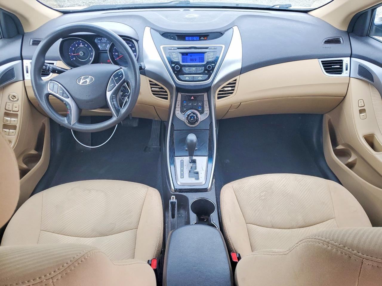 2013 Hyundai Elantra Gls White vin: 5NPDH4AE1DH424937