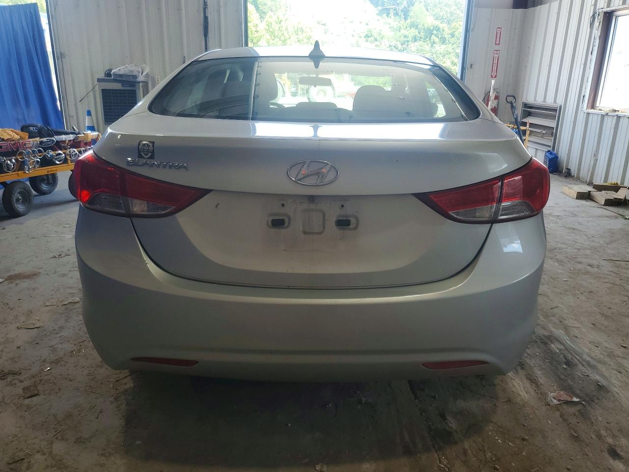 2013 Hyundai Elantra Gls Silver vin: 5NPDH4AE1DH426011