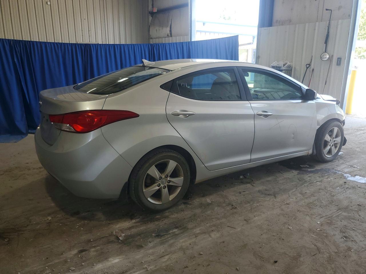 2013 Hyundai Elantra Gls Silver vin: 5NPDH4AE1DH426011
