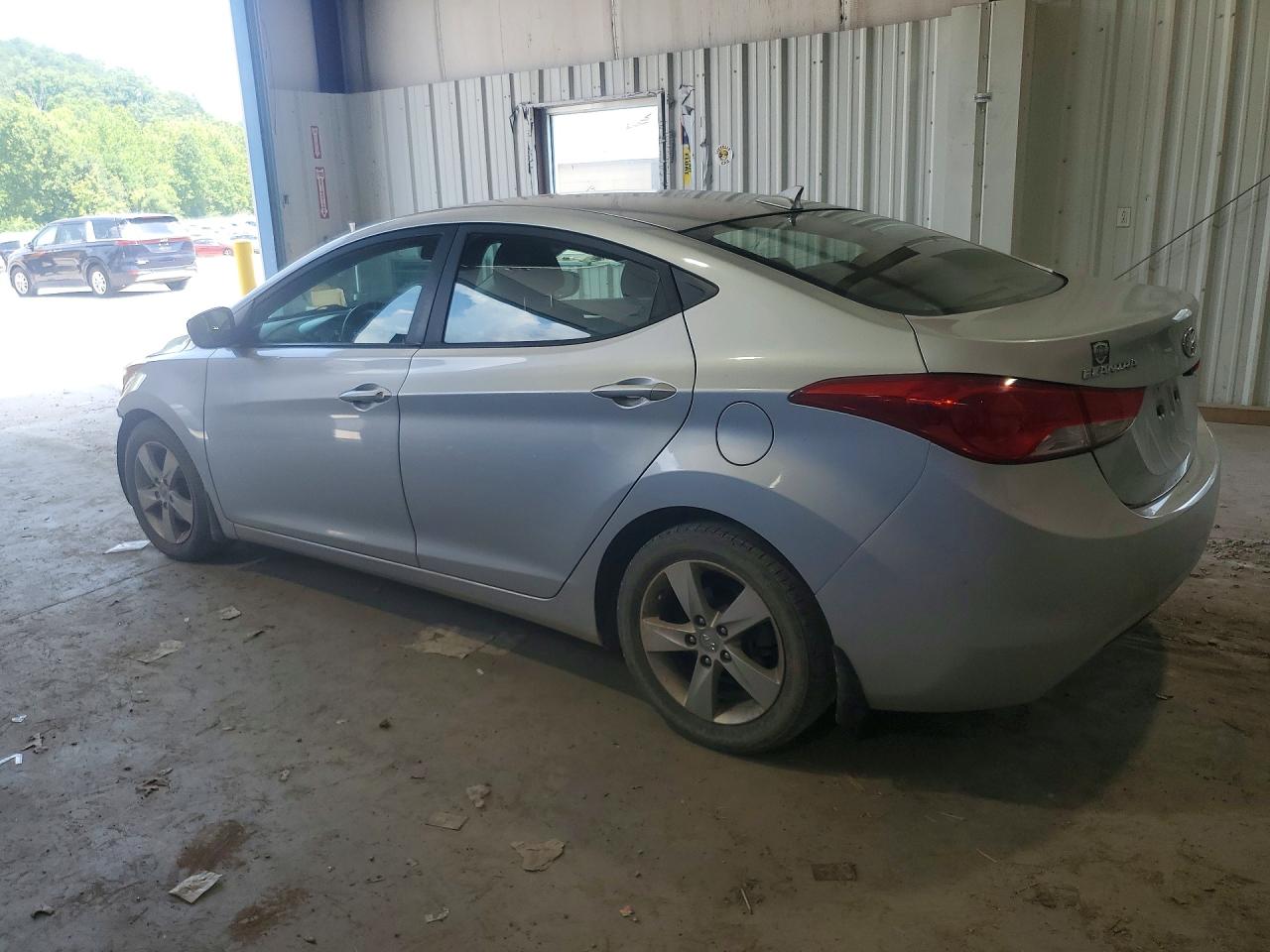 2013 Hyundai Elantra Gls Silver vin: 5NPDH4AE1DH426011