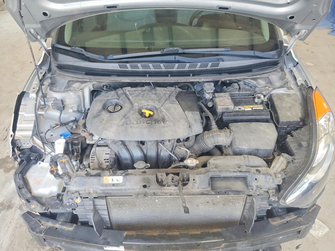 2013 Hyundai Elantra Gls Silver vin: 5NPDH4AE1DH426011
