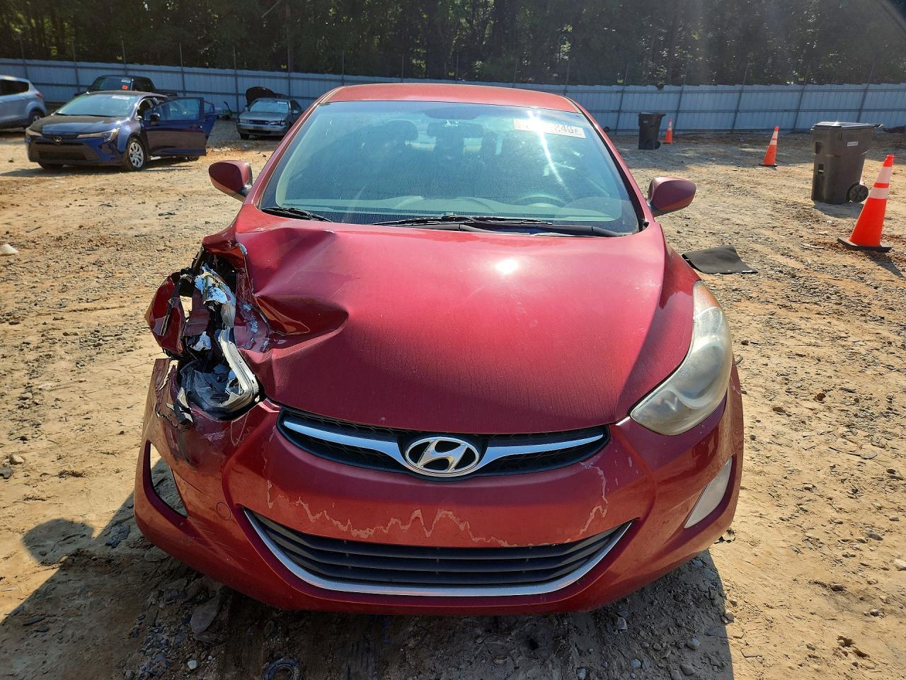 2013 Hyundai Elantra Gls Бордовый vin: 5NPDH4AE1DH431080