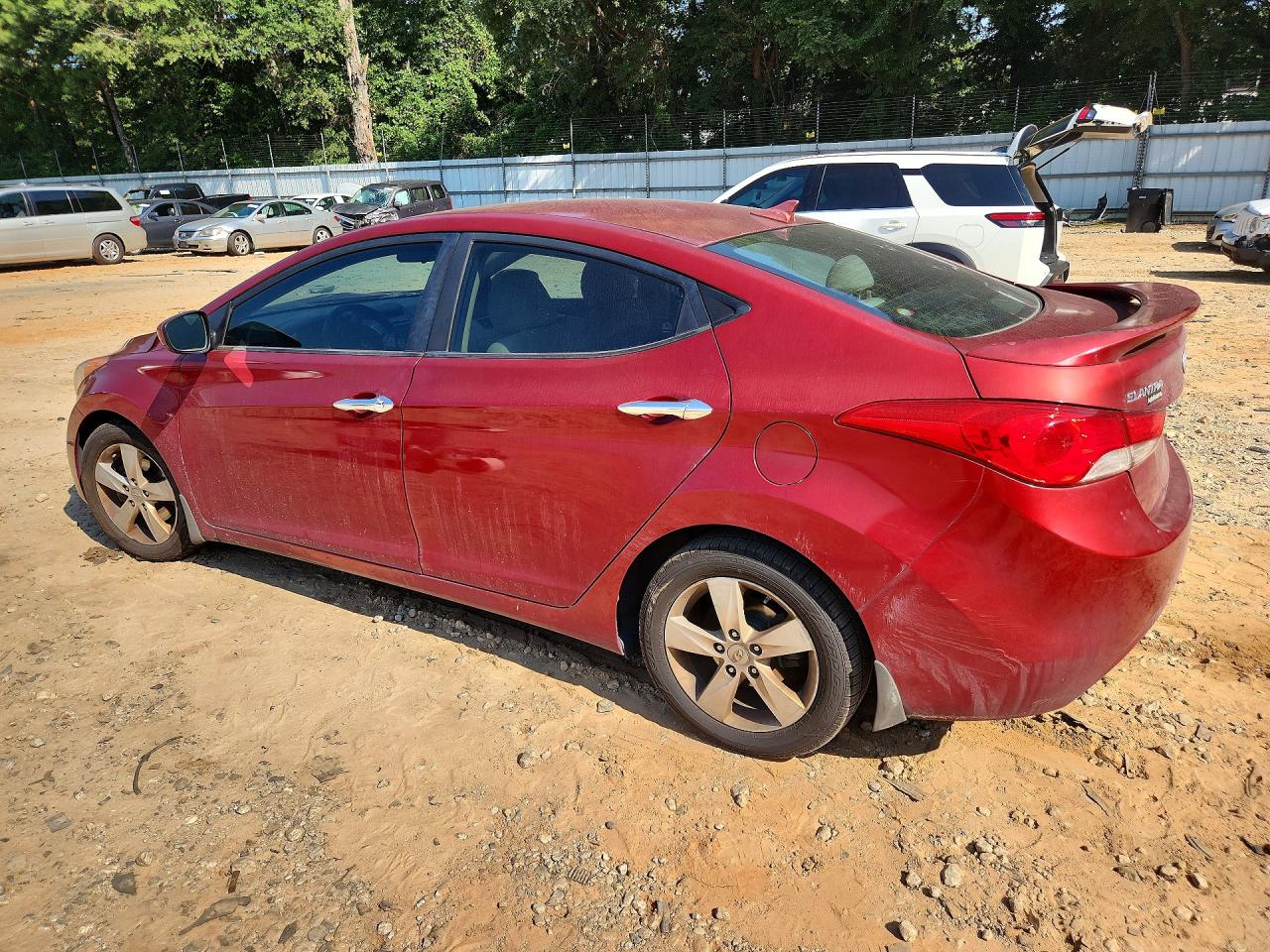 2013 Hyundai Elantra Gls Бордовый vin: 5NPDH4AE1DH431080