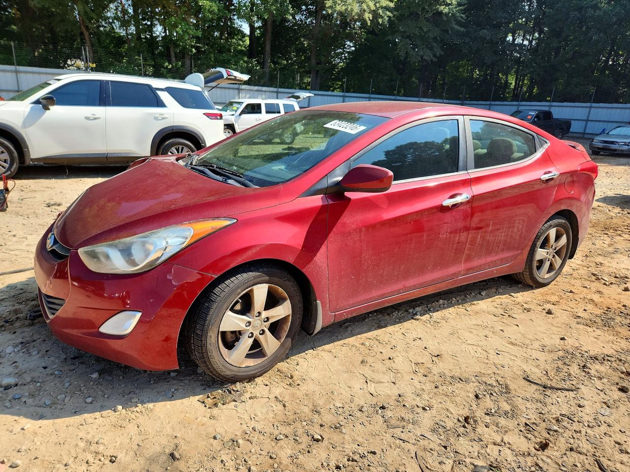 2013 Hyundai Elantra Gls Бордовый vin: 5NPDH4AE1DH431080