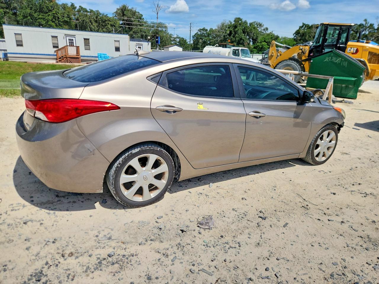 2013 Hyundai Elantra Limited Gray vin: 5NPDH4AE1DH438854