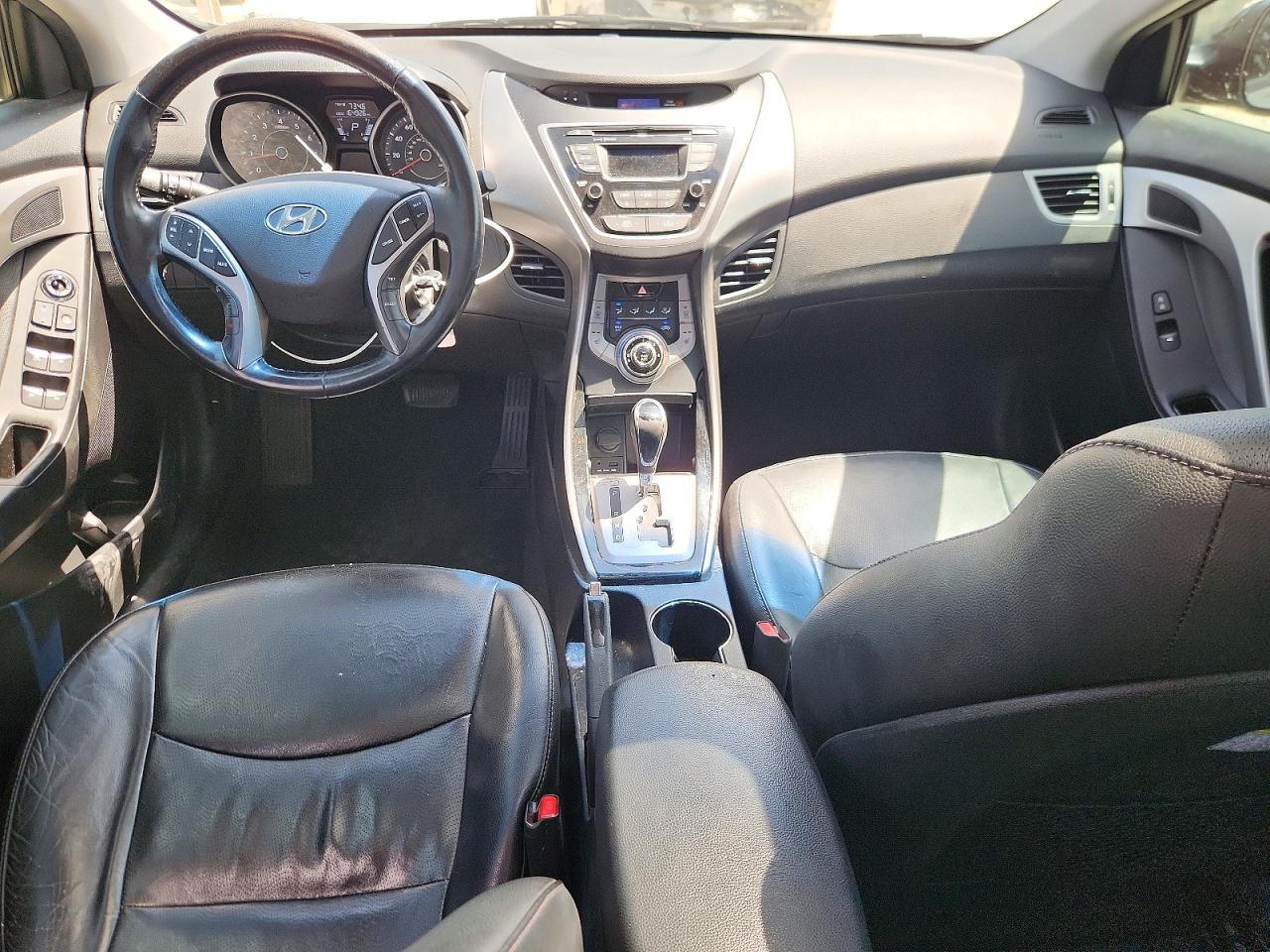 2013 Hyundai Elantra Limited Gray vin: 5NPDH4AE1DH438854