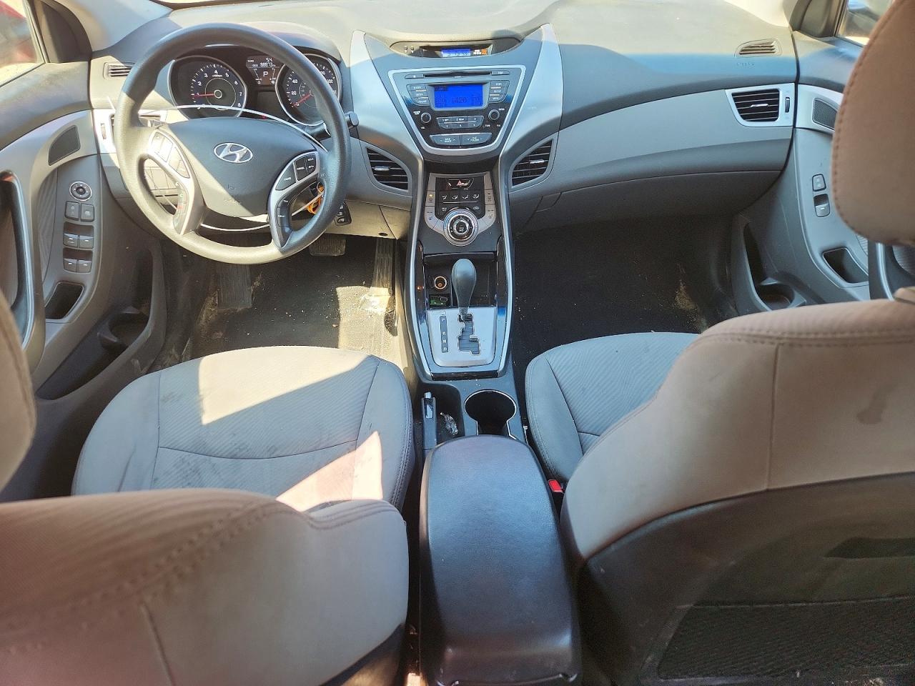 2013 Hyundai Elantra Gls Red vin: 5NPDH4AE1DH443780