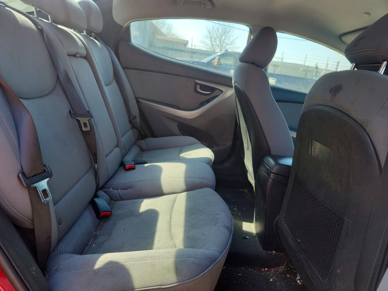 2013 Hyundai Elantra Gls Red vin: 5NPDH4AE1DH443780