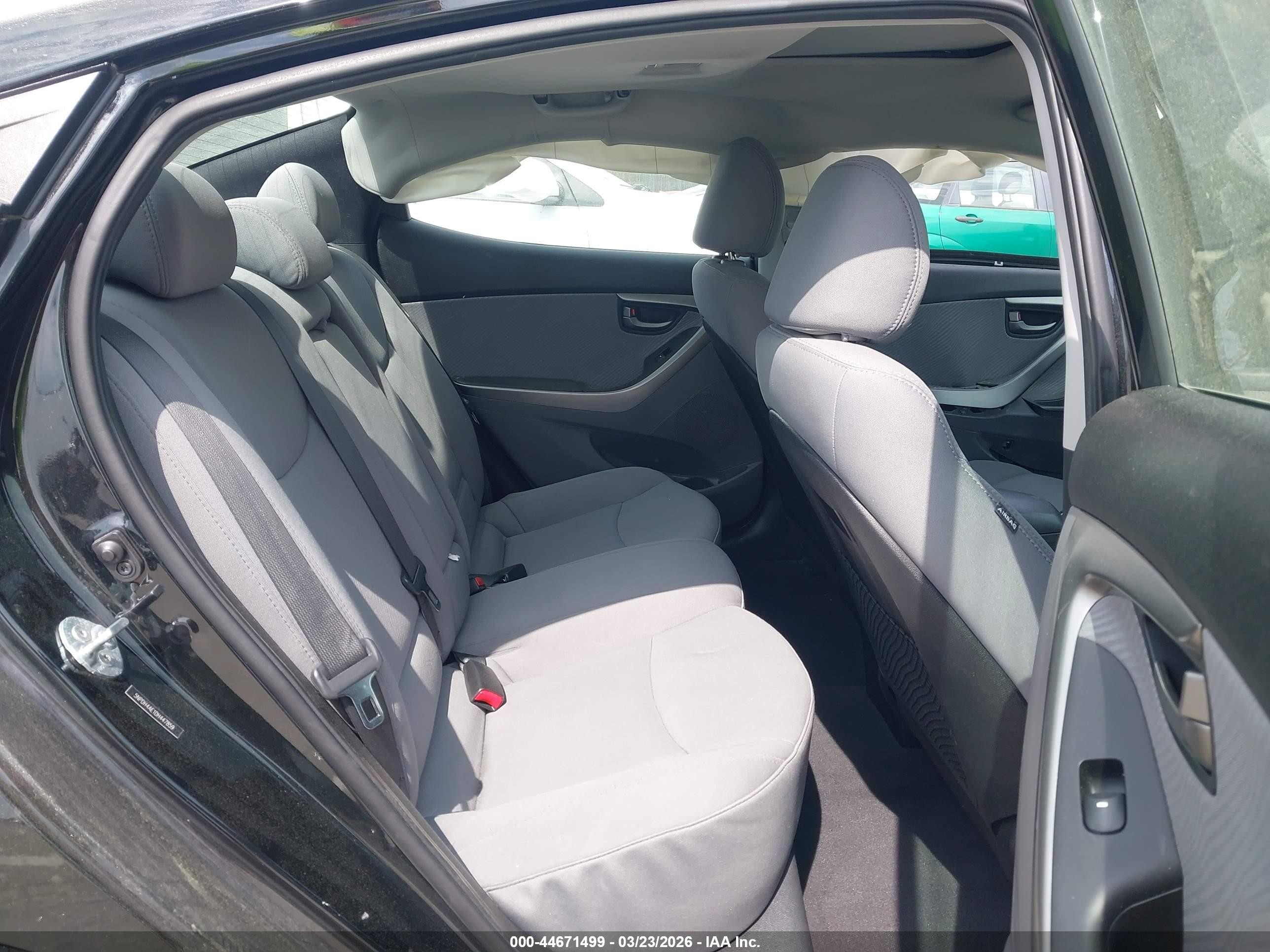 2013 Hyundai Elantra Gls Black vin: 5NPDH4AE1DH447859