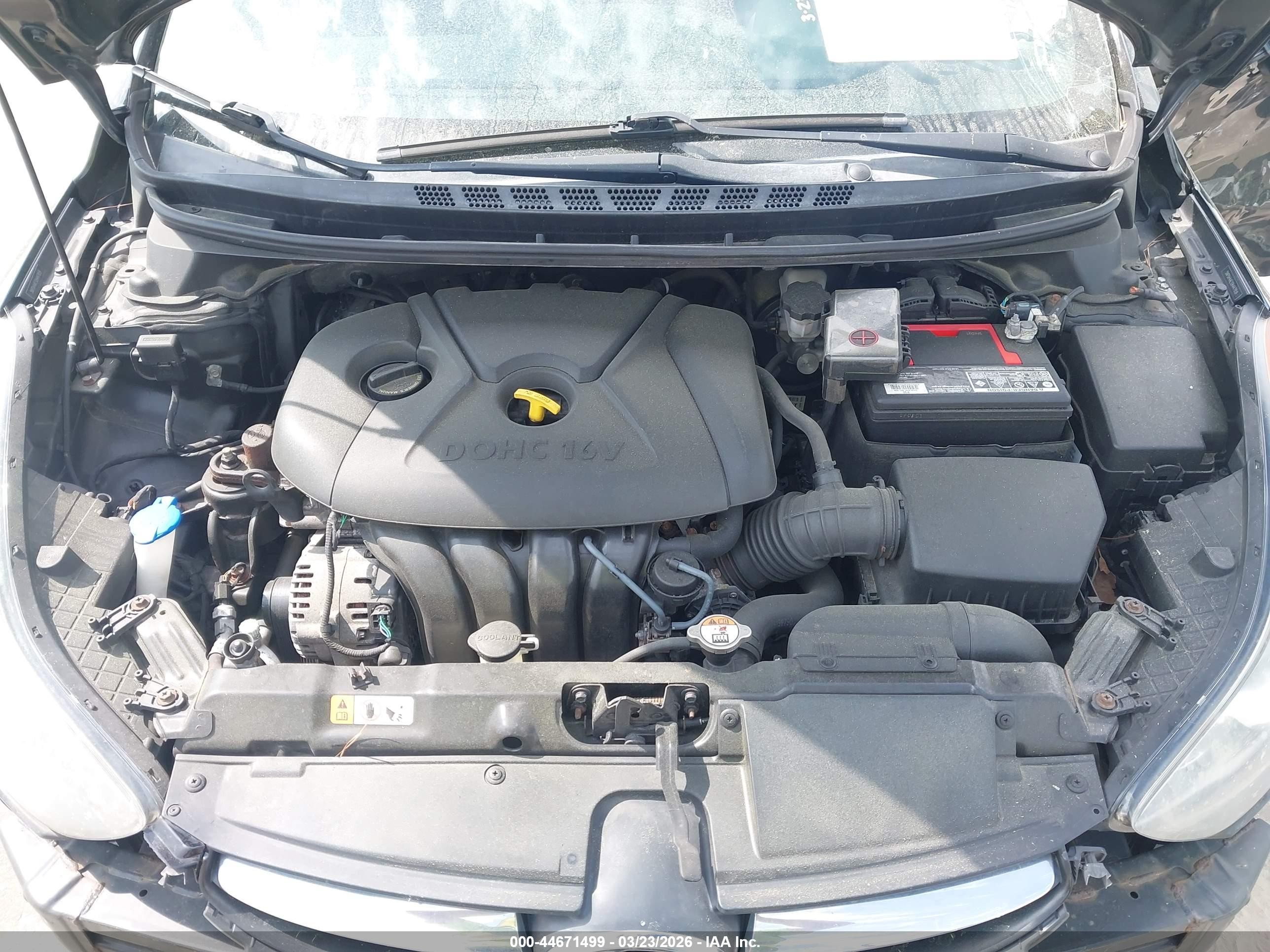 2013 Hyundai Elantra Gls Black vin: 5NPDH4AE1DH447859
