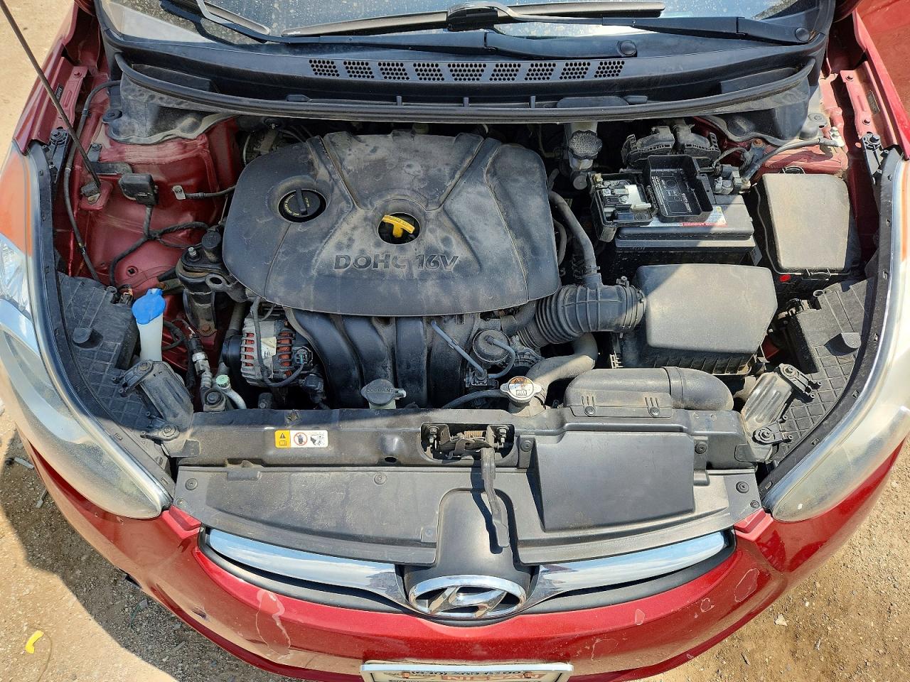 2013 Hyundai Elantra Gls Maroon vin: 5NPDH4AE1DH448316