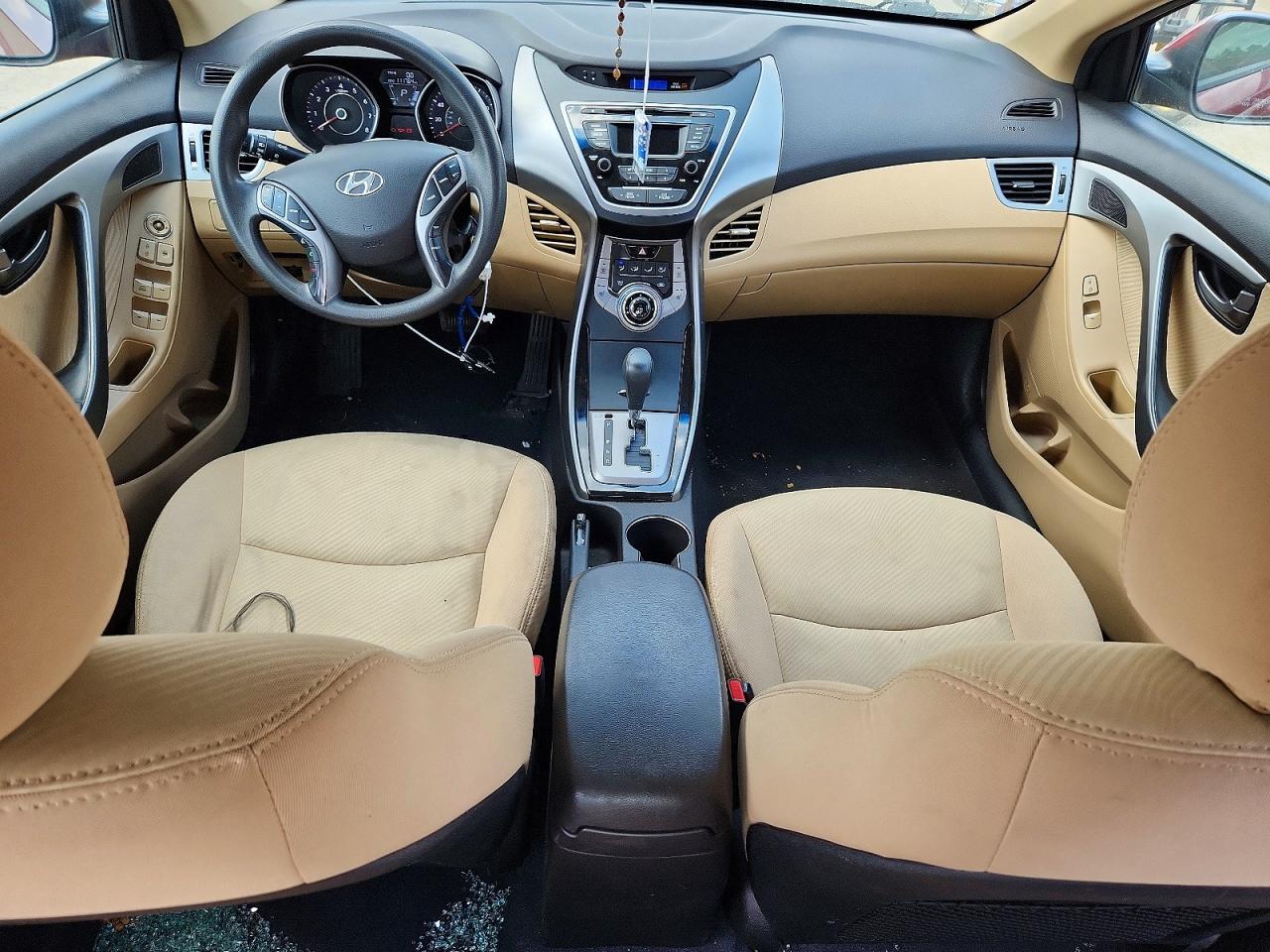 2013 Hyundai Elantra Gls Maroon vin: 5NPDH4AE1DH448316