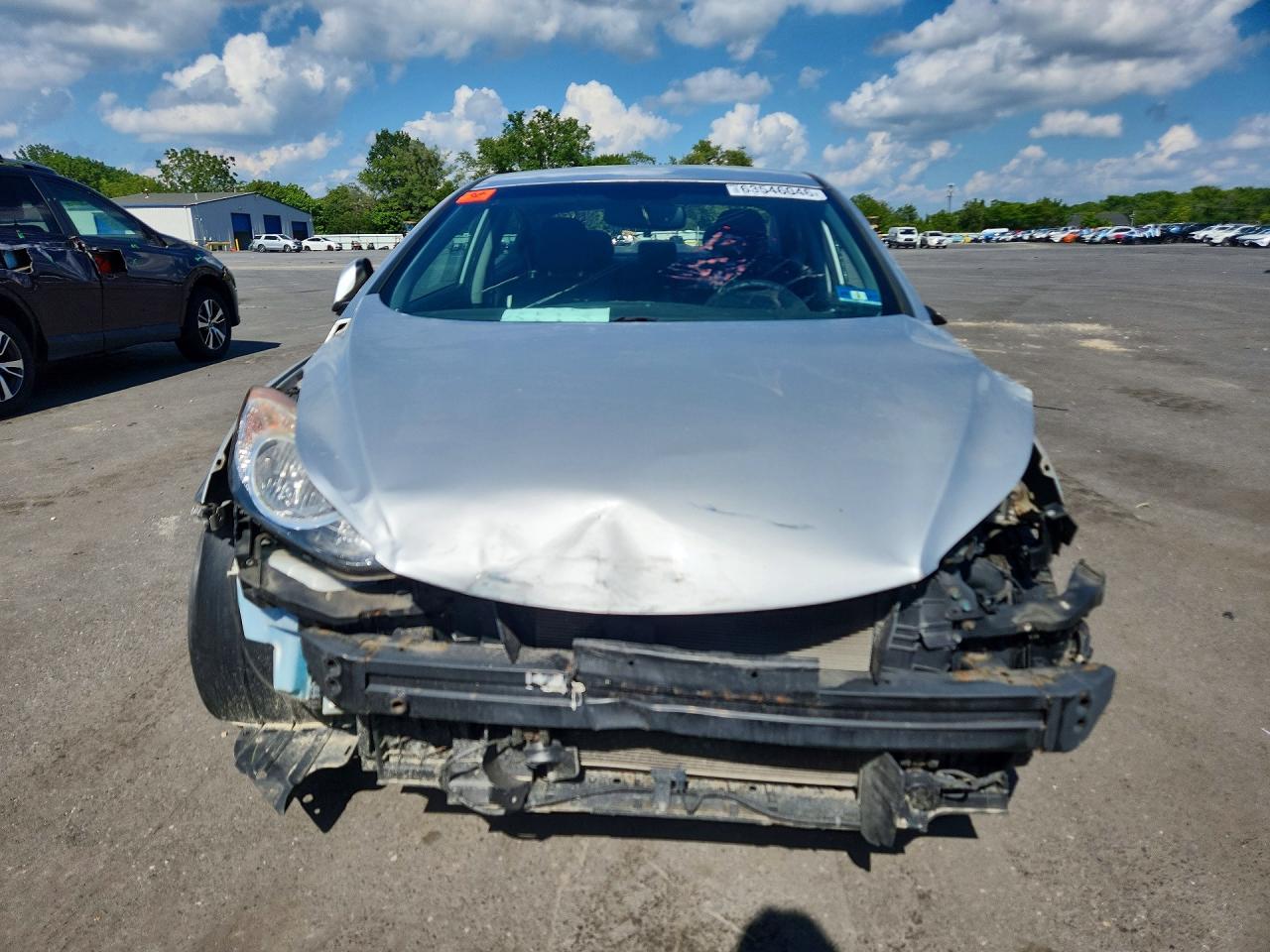 2013 Hyundai Elantra Gls Silver vin: 5NPDH4AE1DH448896