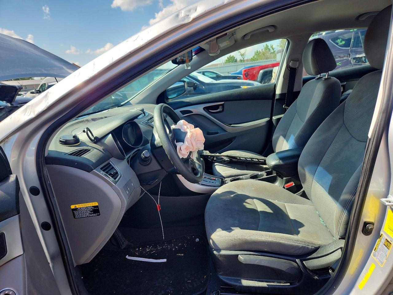 2013 Hyundai Elantra Gls Silver vin: 5NPDH4AE1DH448896