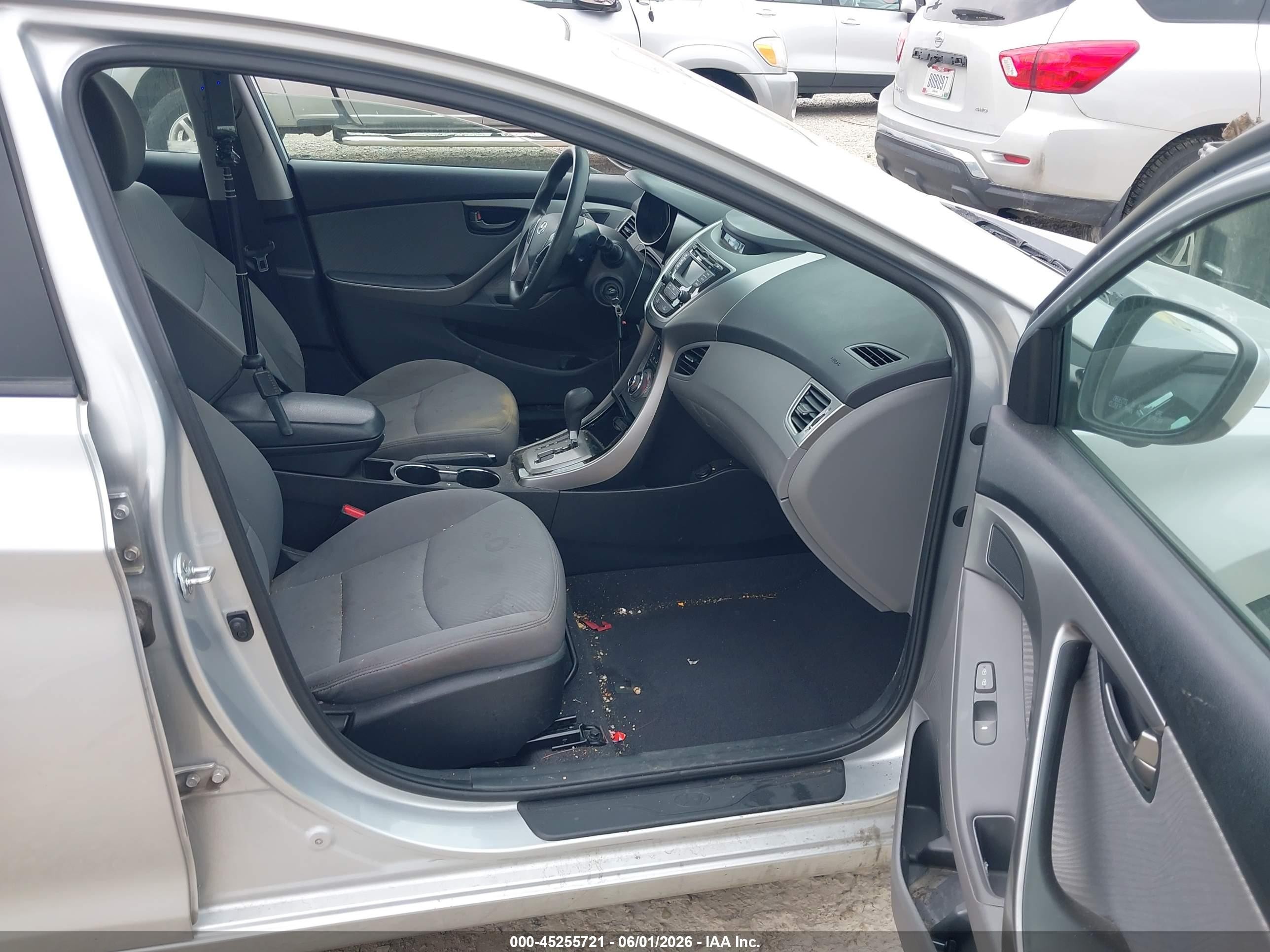 2013 Hyundai Elantra Gls Silver vin: 5NPDH4AE1DH449496