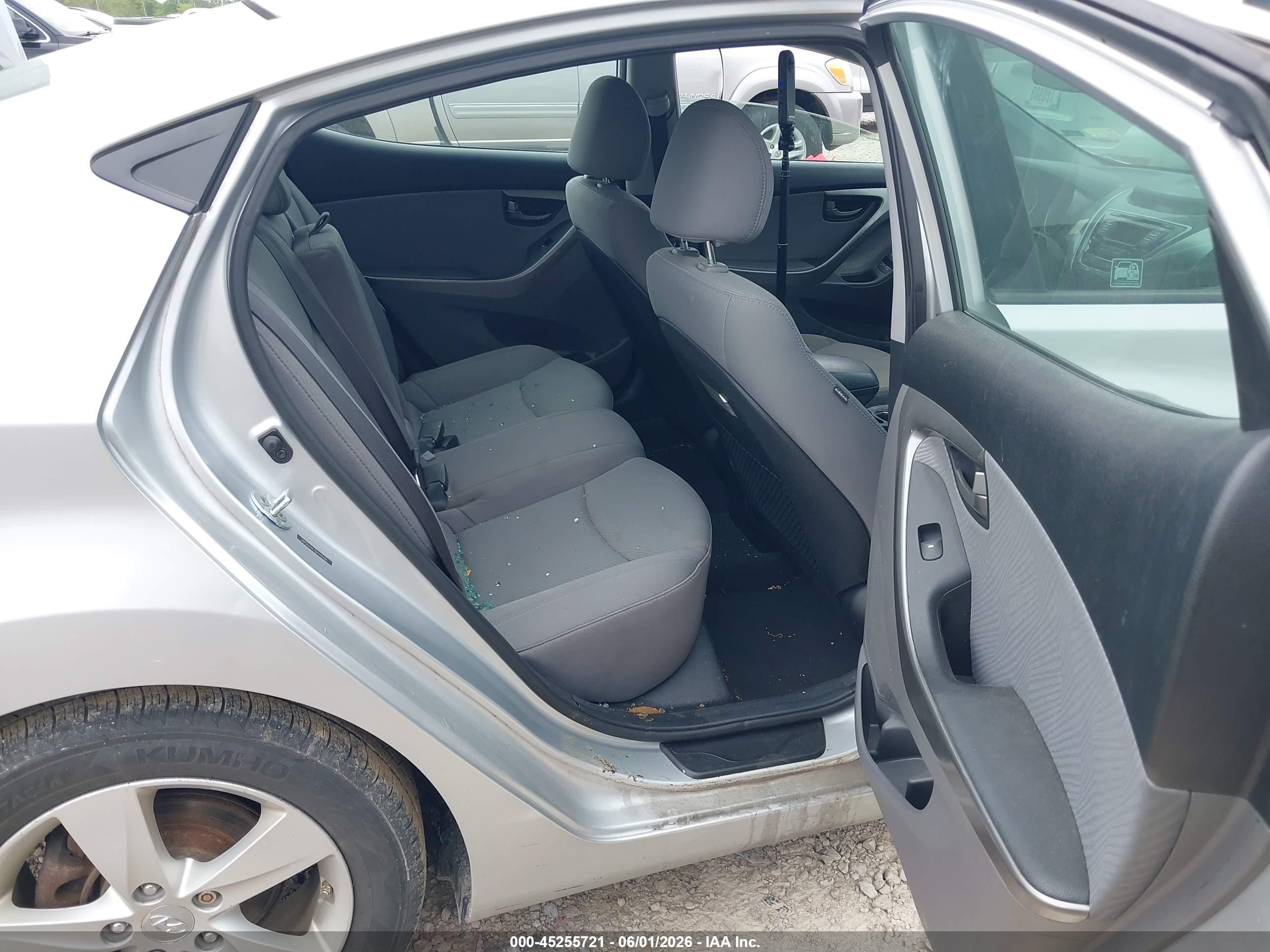 2013 Hyundai Elantra Gls Silver vin: 5NPDH4AE1DH449496