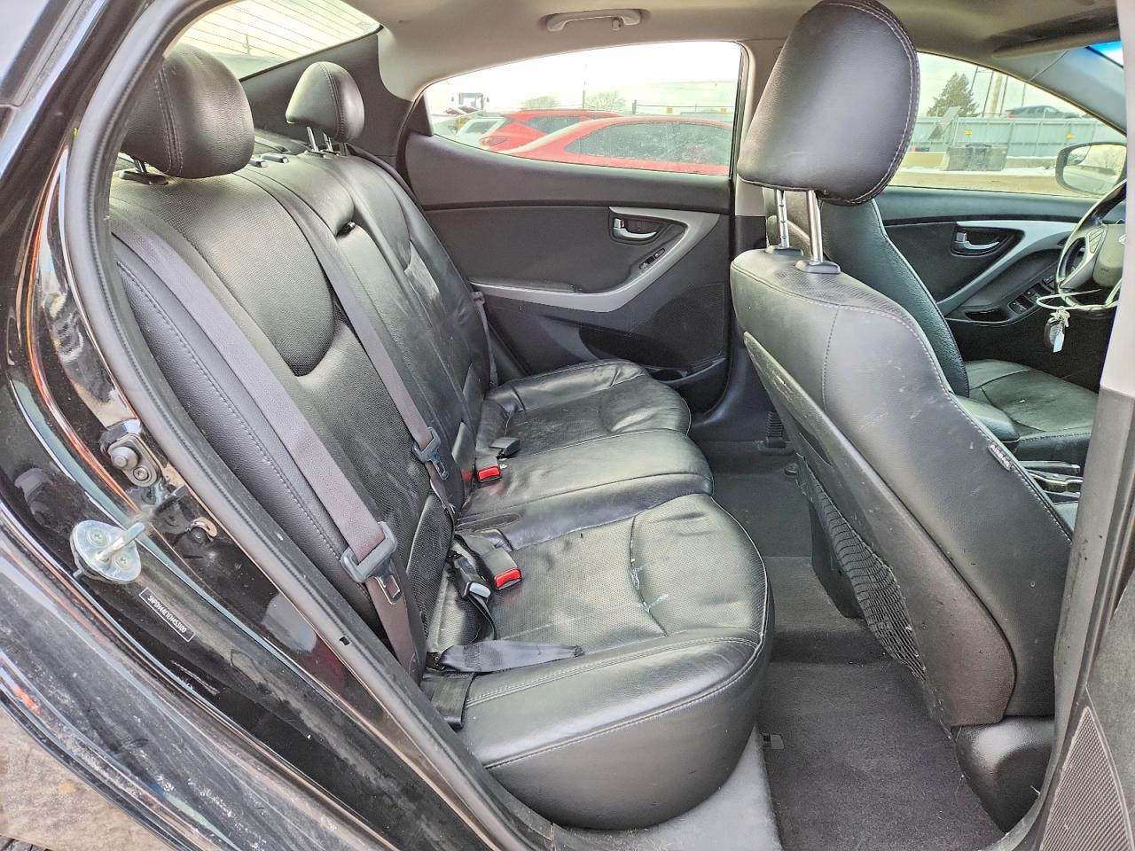 2014 Hyundai Elantra Se Black vin: 5NPDH4AE1EH453100