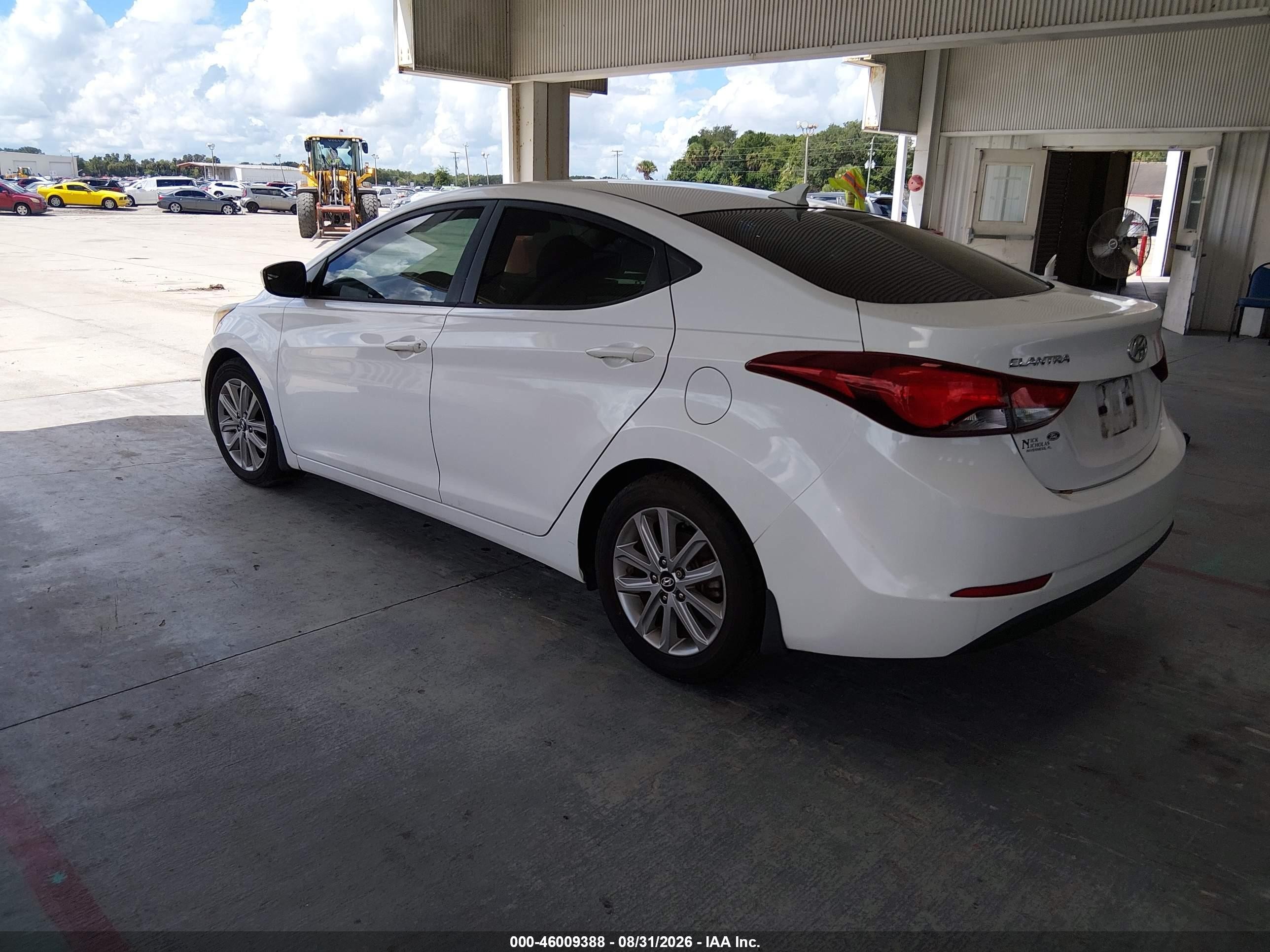 2014 Hyundai Elantra Se Белый vin: 5NPDH4AE1EH461312