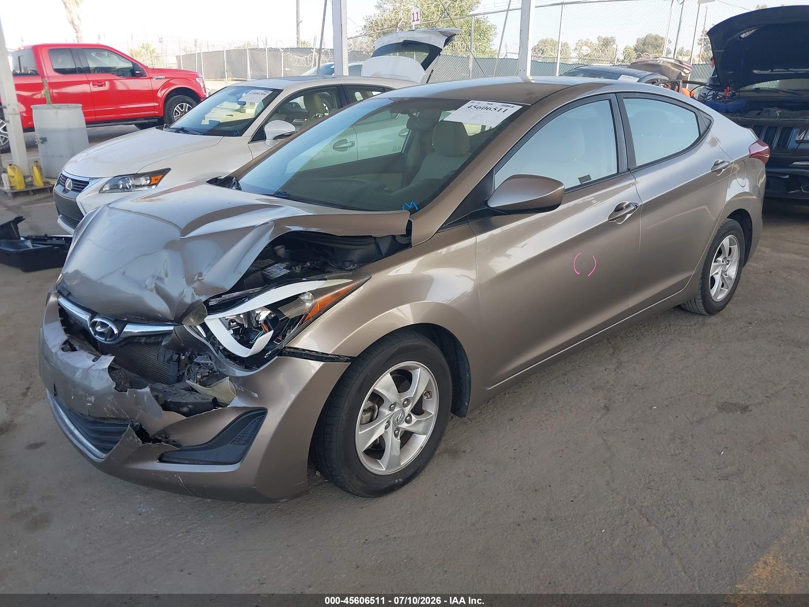 2014 Hyundai Elantra Se Gold vin: 5NPDH4AE1EH461956