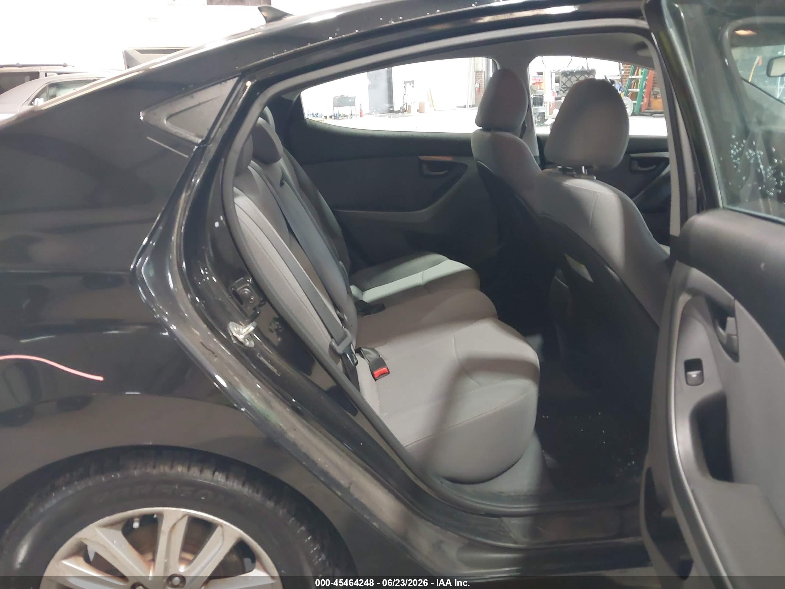 2014 Hyundai Elantra Se Black vin: 5NPDH4AE1EH471371