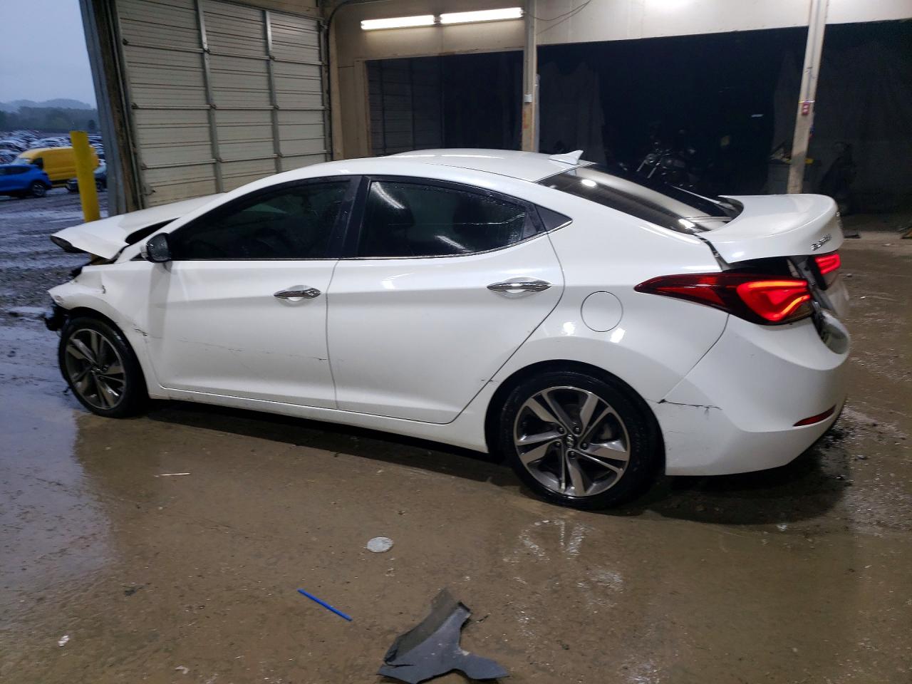 2014 Hyundai Elantra Limited Белый vin: 5NPDH4AE1EH471869