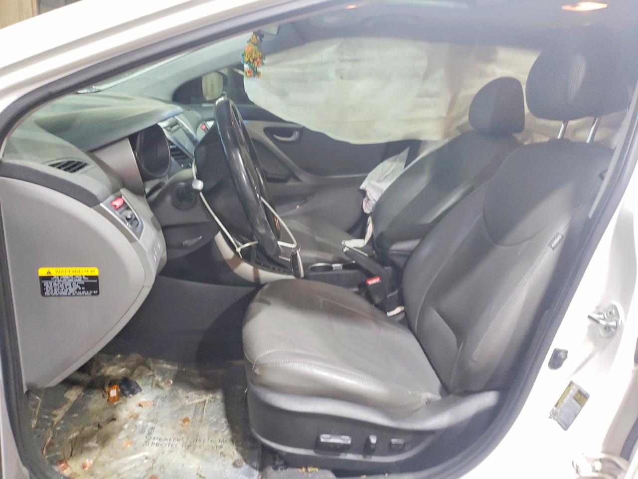 2014 Hyundai Elantra Limited Белый vin: 5NPDH4AE1EH471869