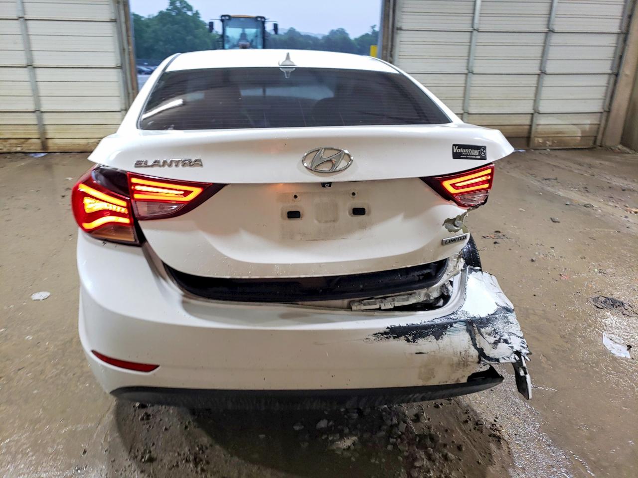 2014 Hyundai Elantra Limited Белый vin: 5NPDH4AE1EH471869