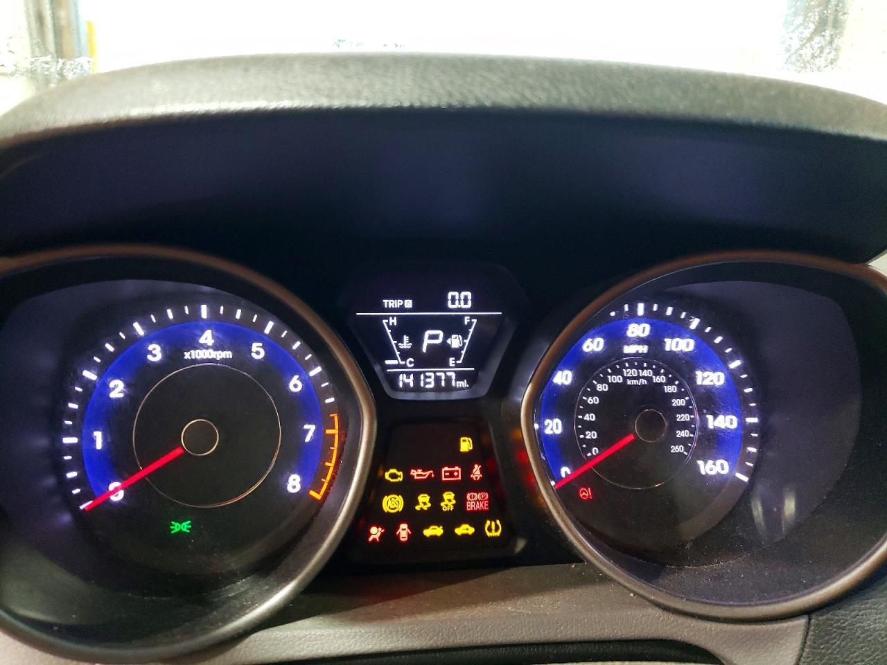 2014 Hyundai Elantra Limited Белый vin: 5NPDH4AE1EH471869