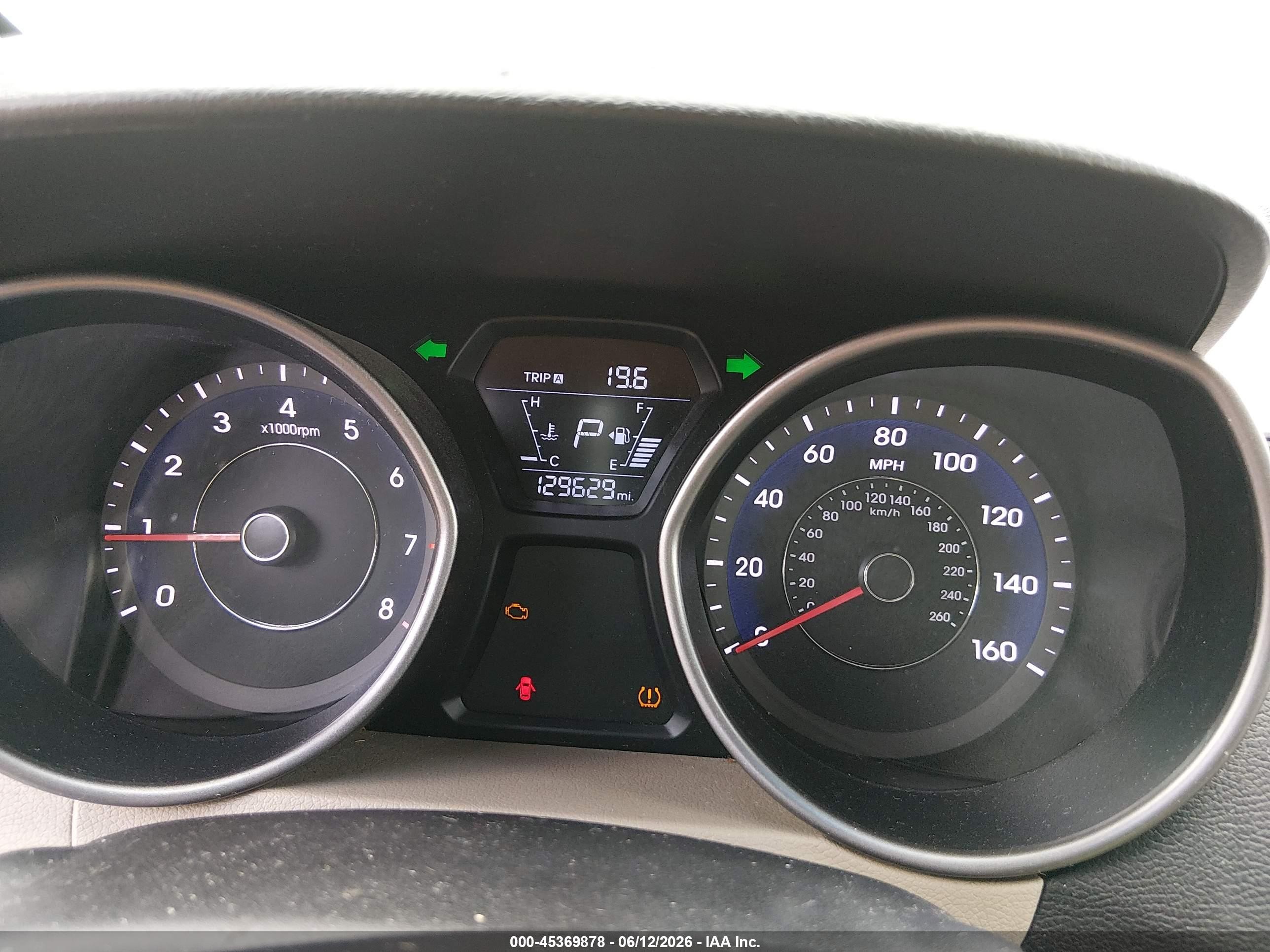 2014 Hyundai Elantra Se White vin: 5NPDH4AE1EH475596
